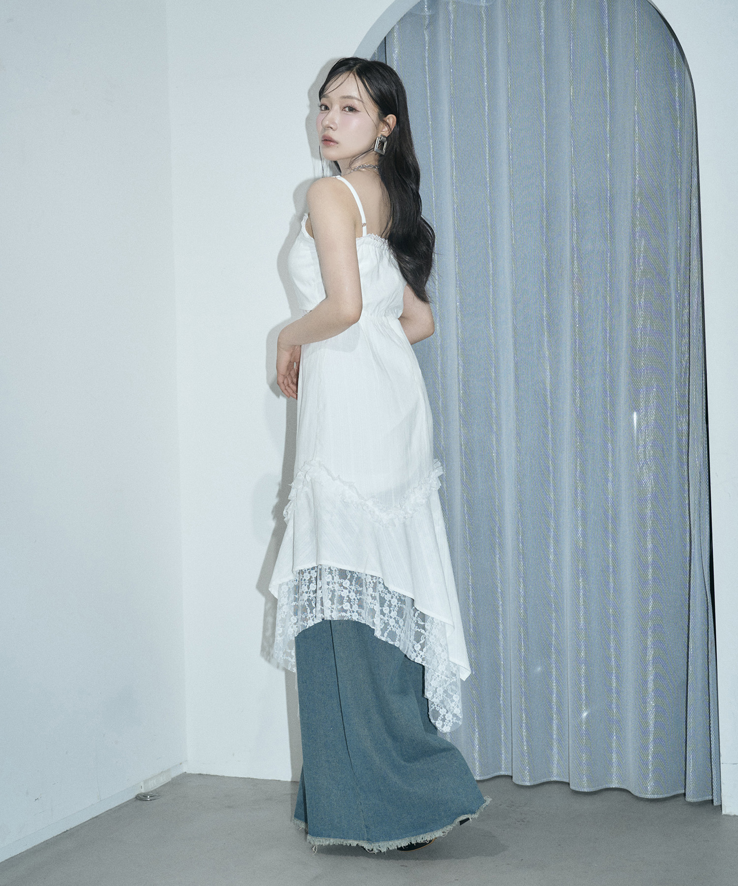 イレヘムレースキャミワンピ