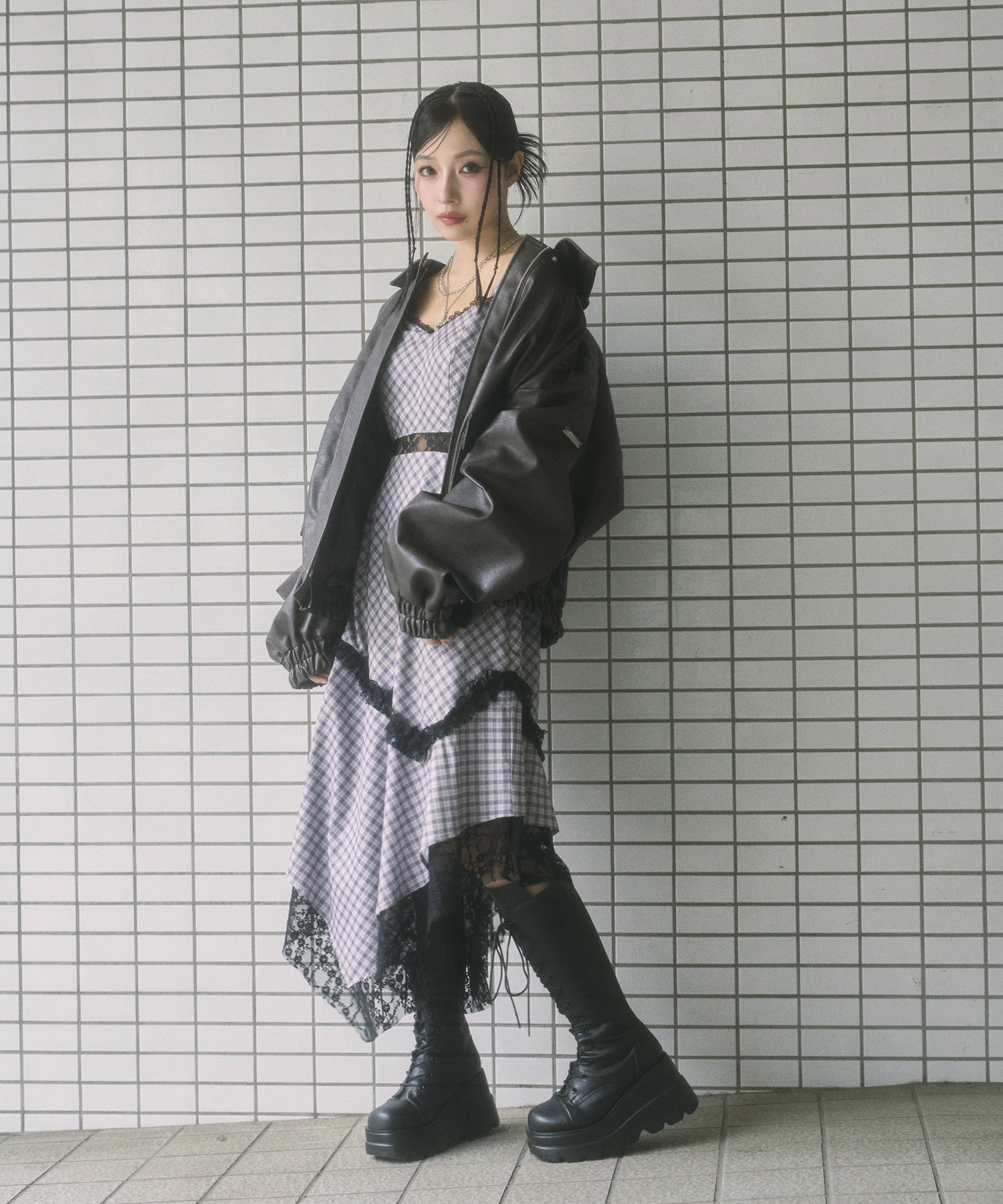 イレヘムレースキャミワンピ