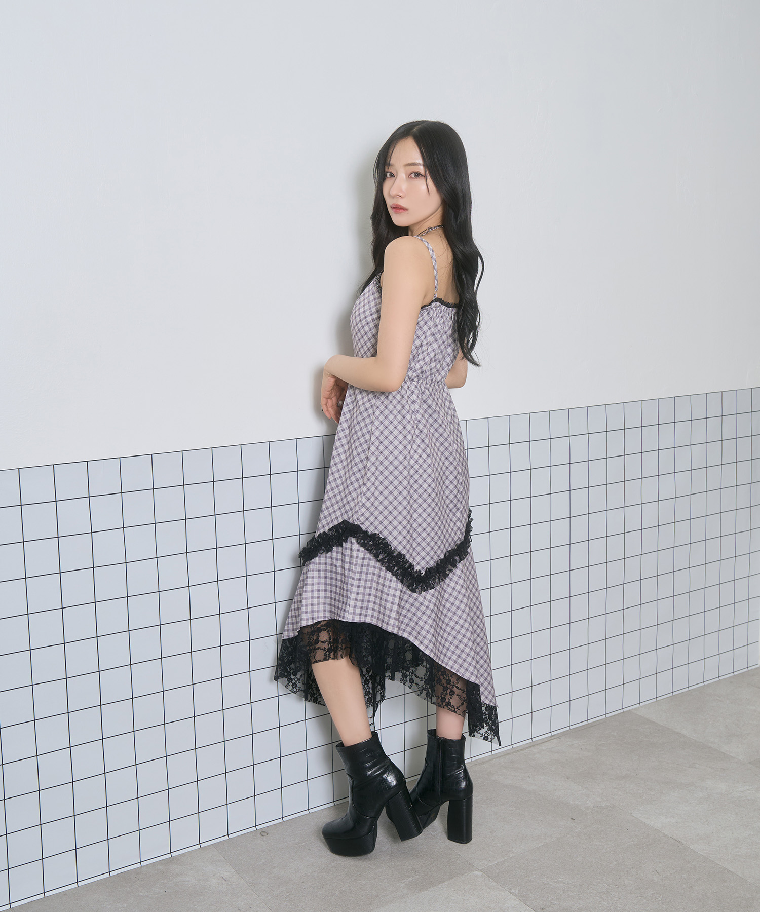 イレヘムレースキャミワンピ