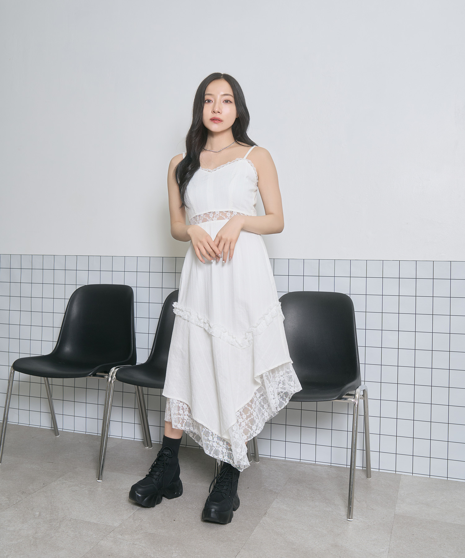 イレヘムレースキャミワンピ