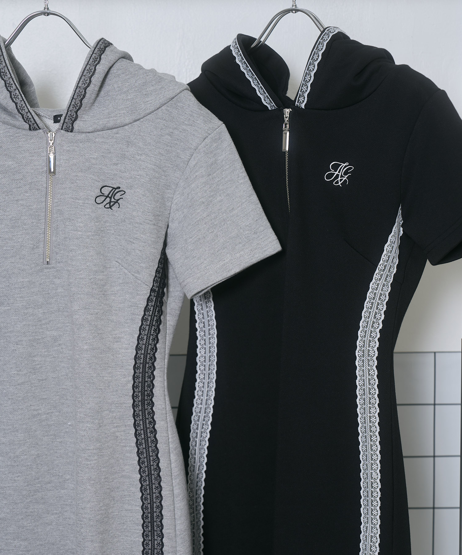 レースラインフーディワンピ