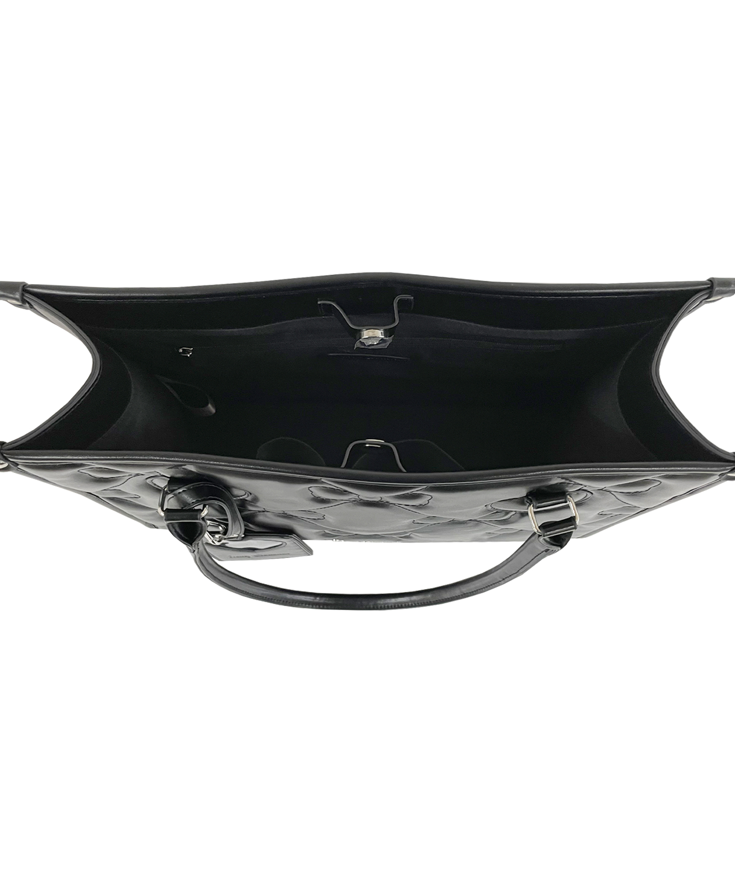 定期入れ付きキルティングトート