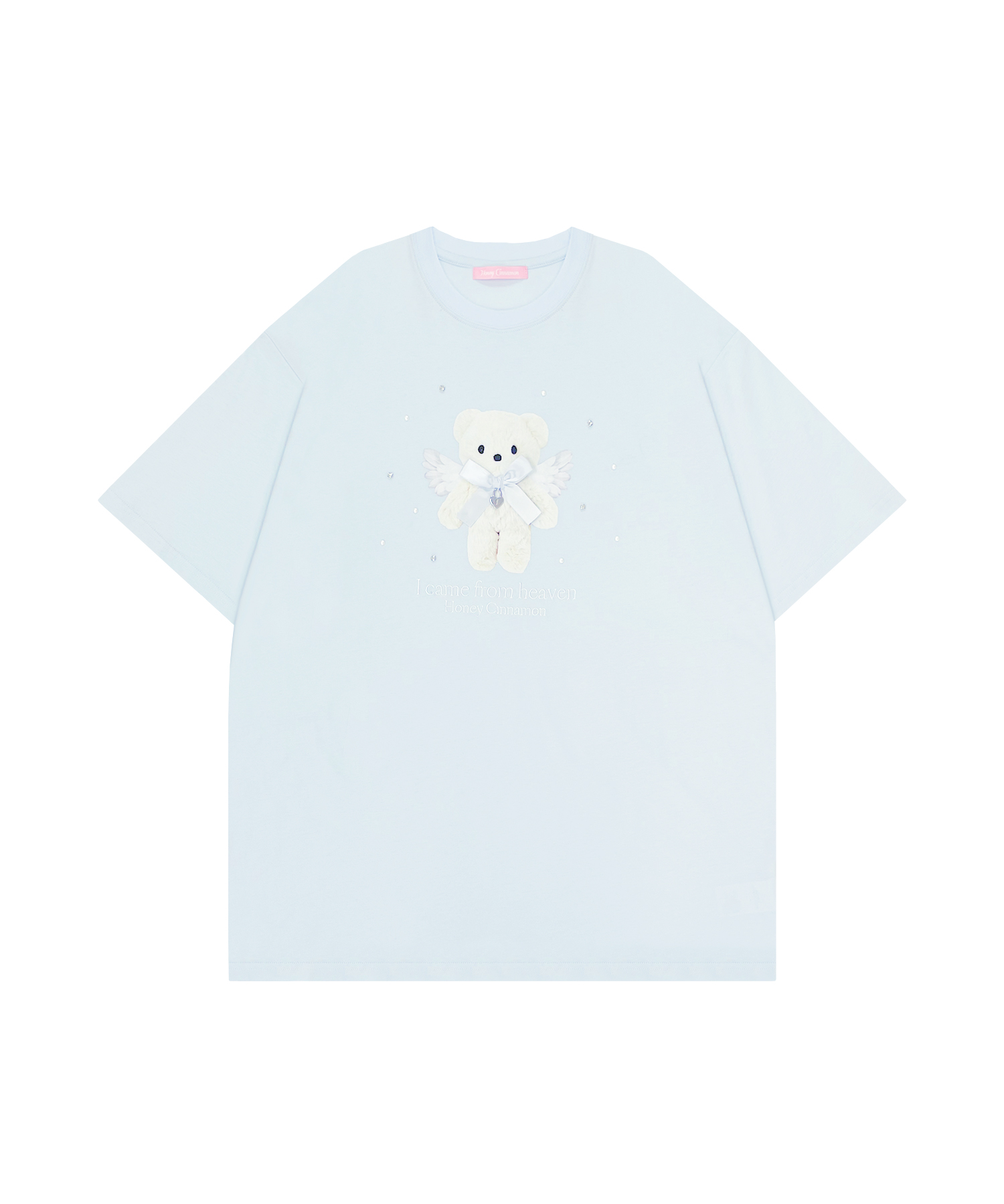AngelシナモンビジューTシャツ