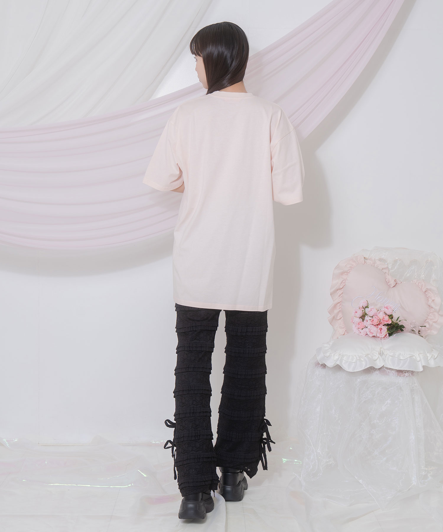 AngelシナモンビジューTシャツ