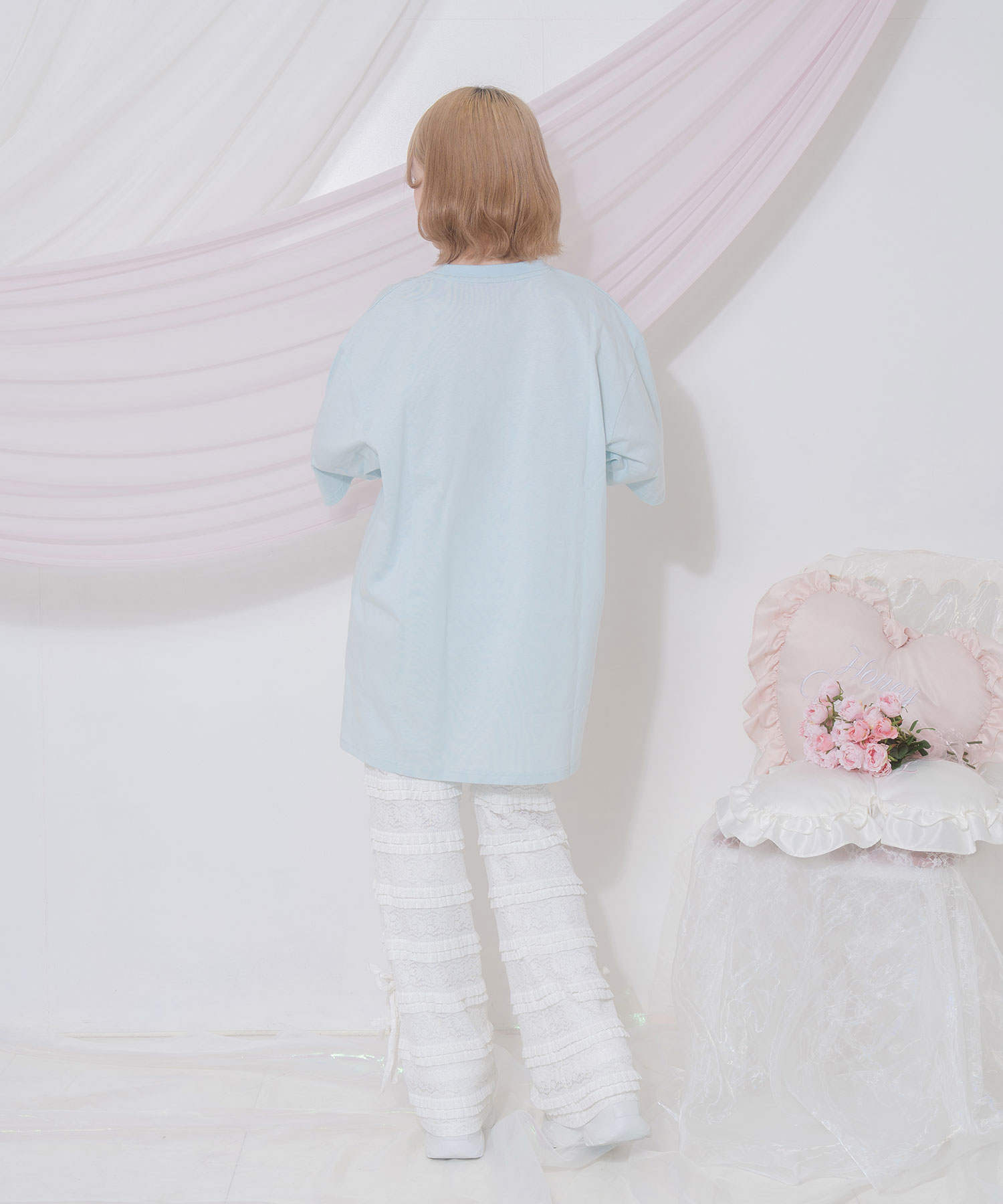 AngelシナモンビジューTシャツ