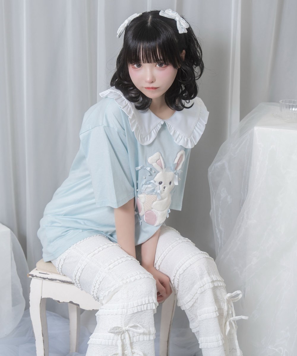 アイスリボンハニーちゃん襟付きTシャツ