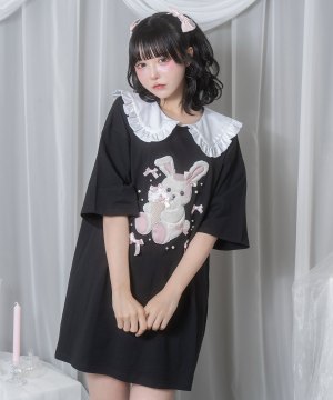 アイスリボンハニーちゃん襟付きTシャツ