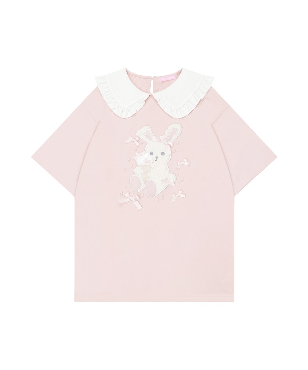 アイスリボンハニーちゃん襟付きTシャツ