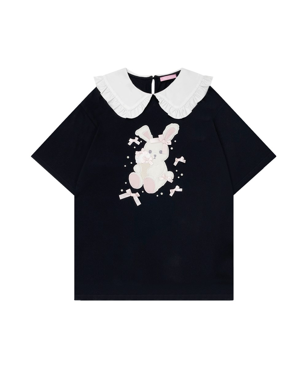 アイスリボンハニーちゃん襟付きTシャツ