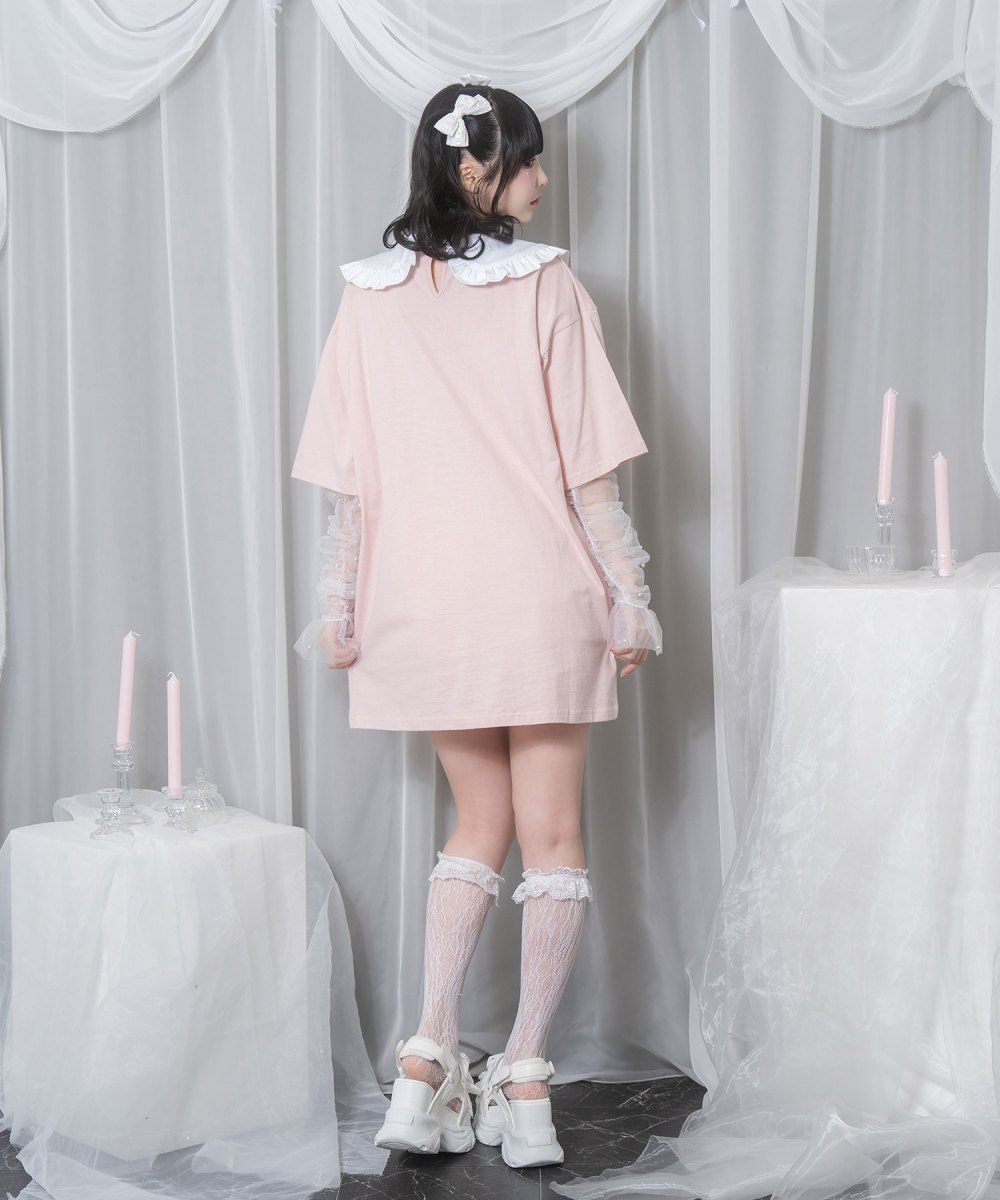 アイスリボンハニーちゃん襟付きTシャツ
