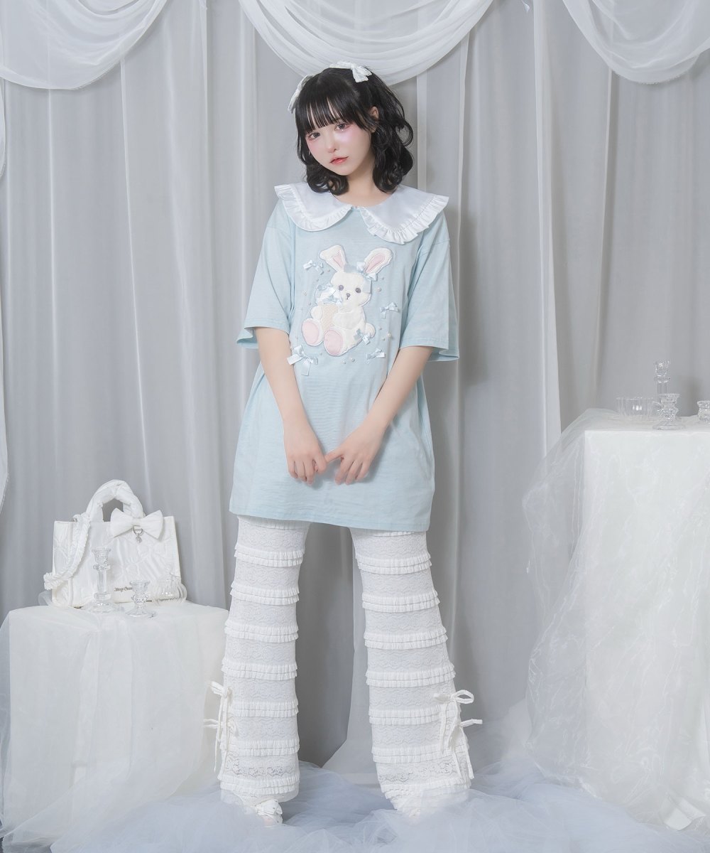 アイスリボンハニーちゃん襟付きTシャツ