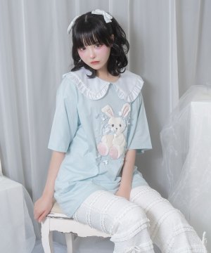 アイスリボンハニーちゃん襟付きTシャツ