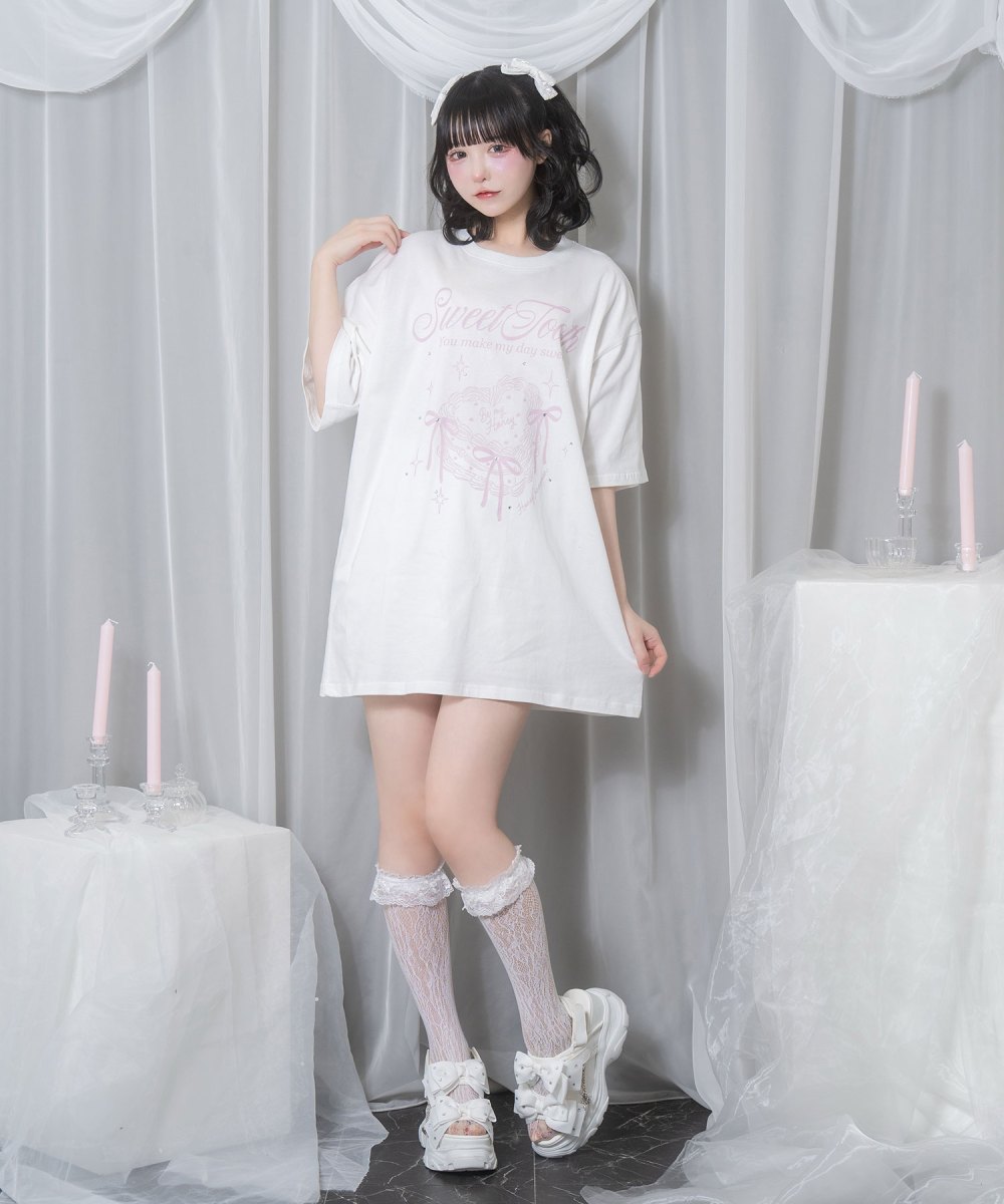 ハートケーキTシャツ