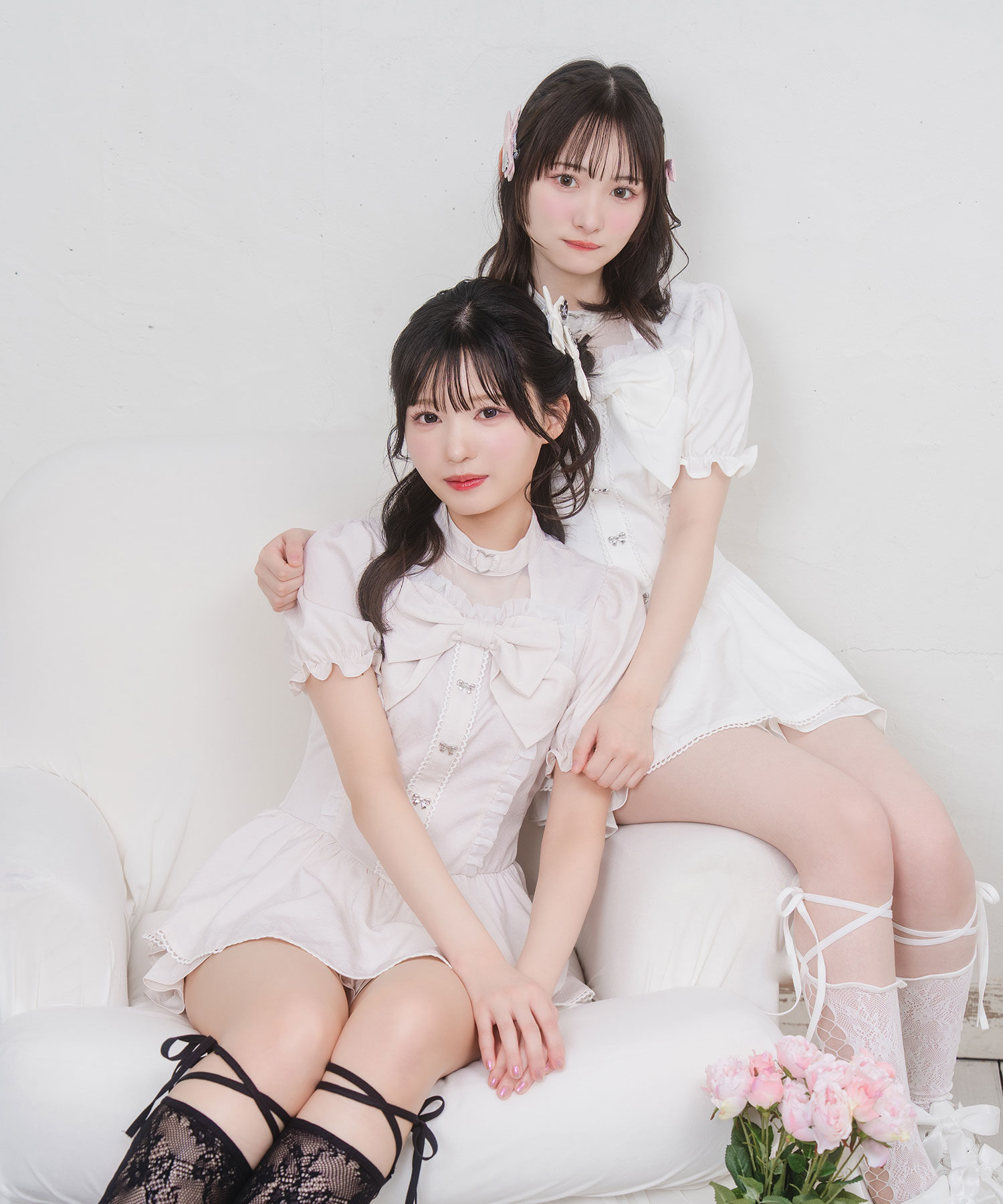 ハートチョーカーリボンフリルセットアップ