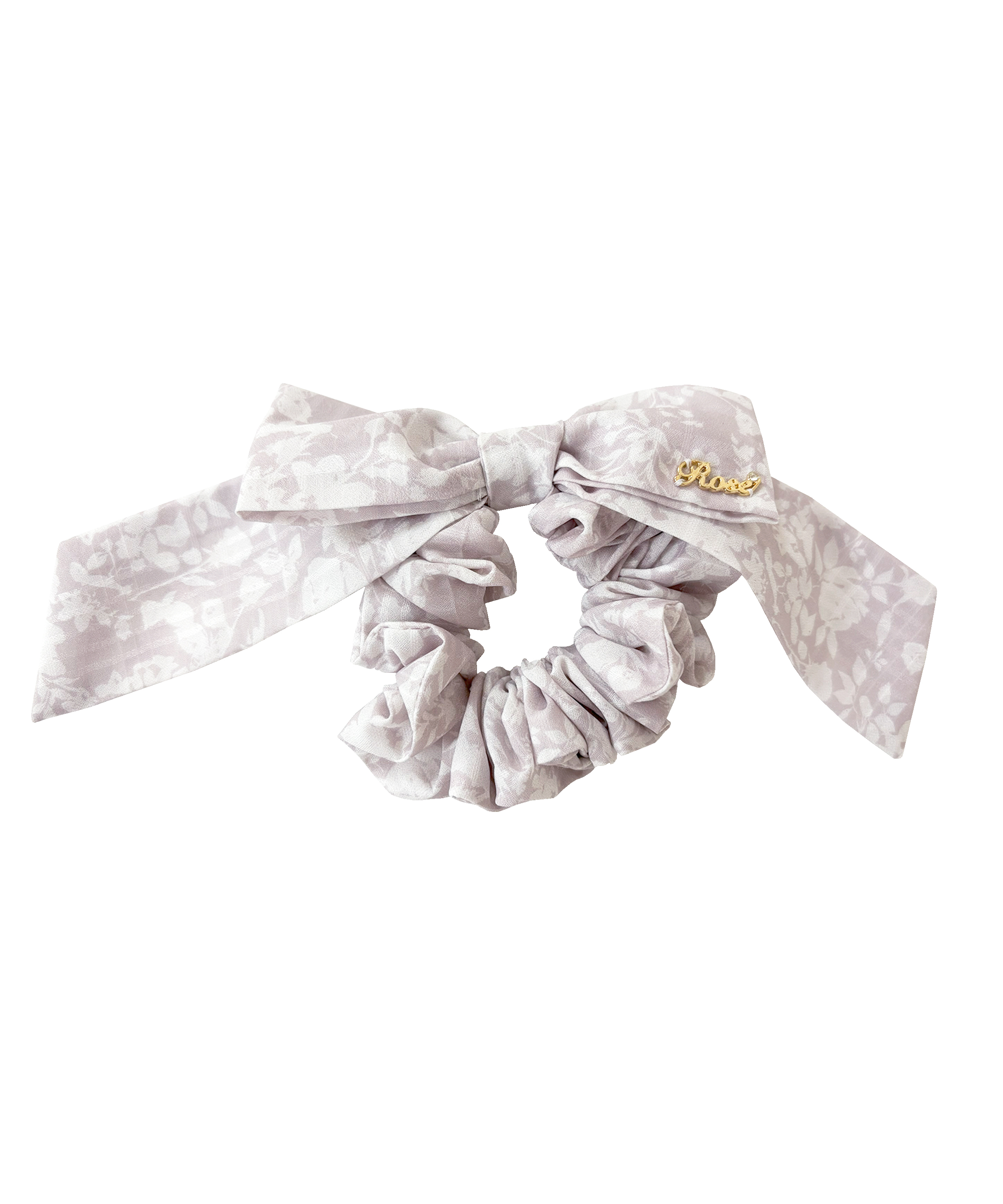 floral print ribbon chouchou – BUNNY APARTMENT