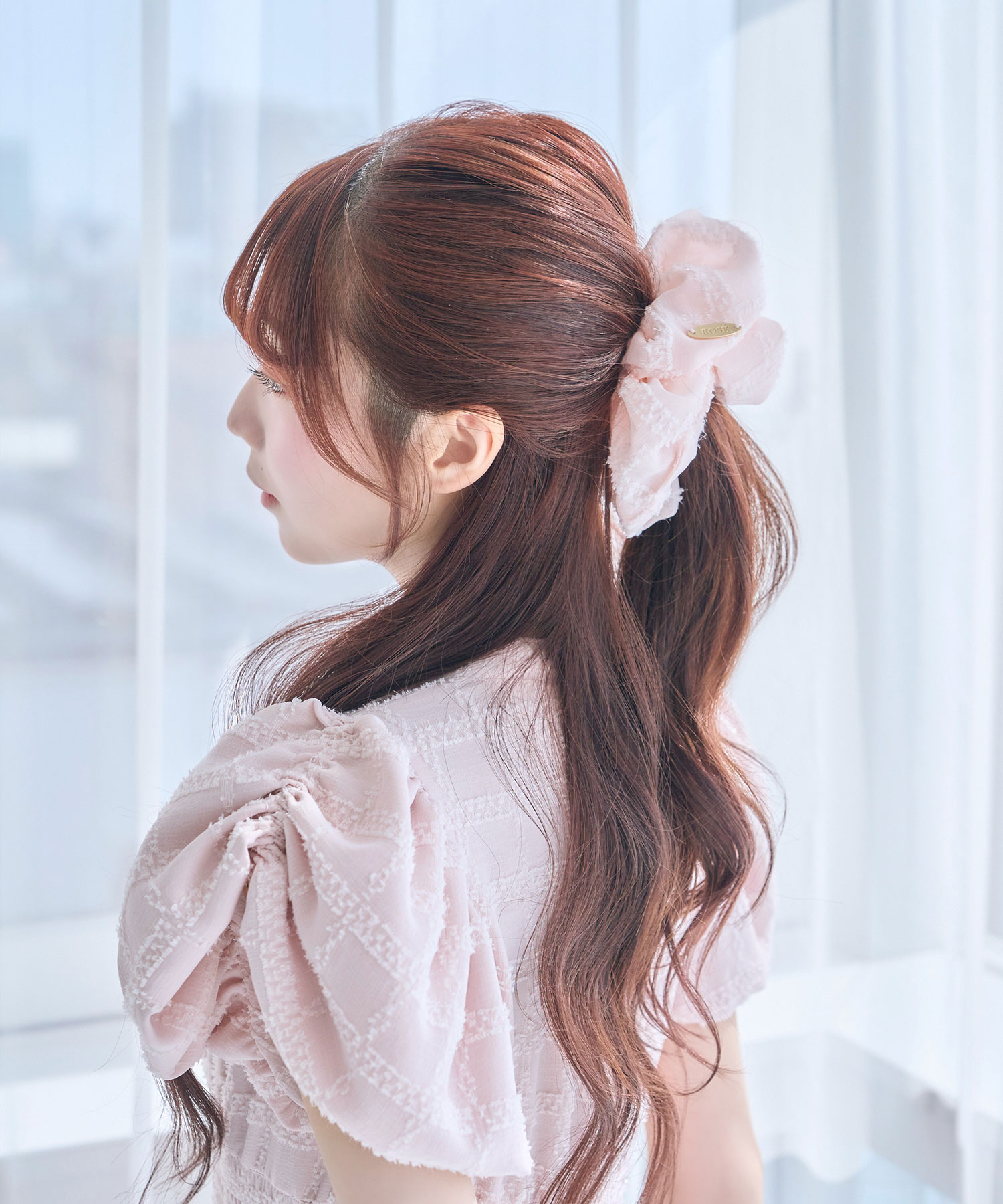 jacquard check chouchou