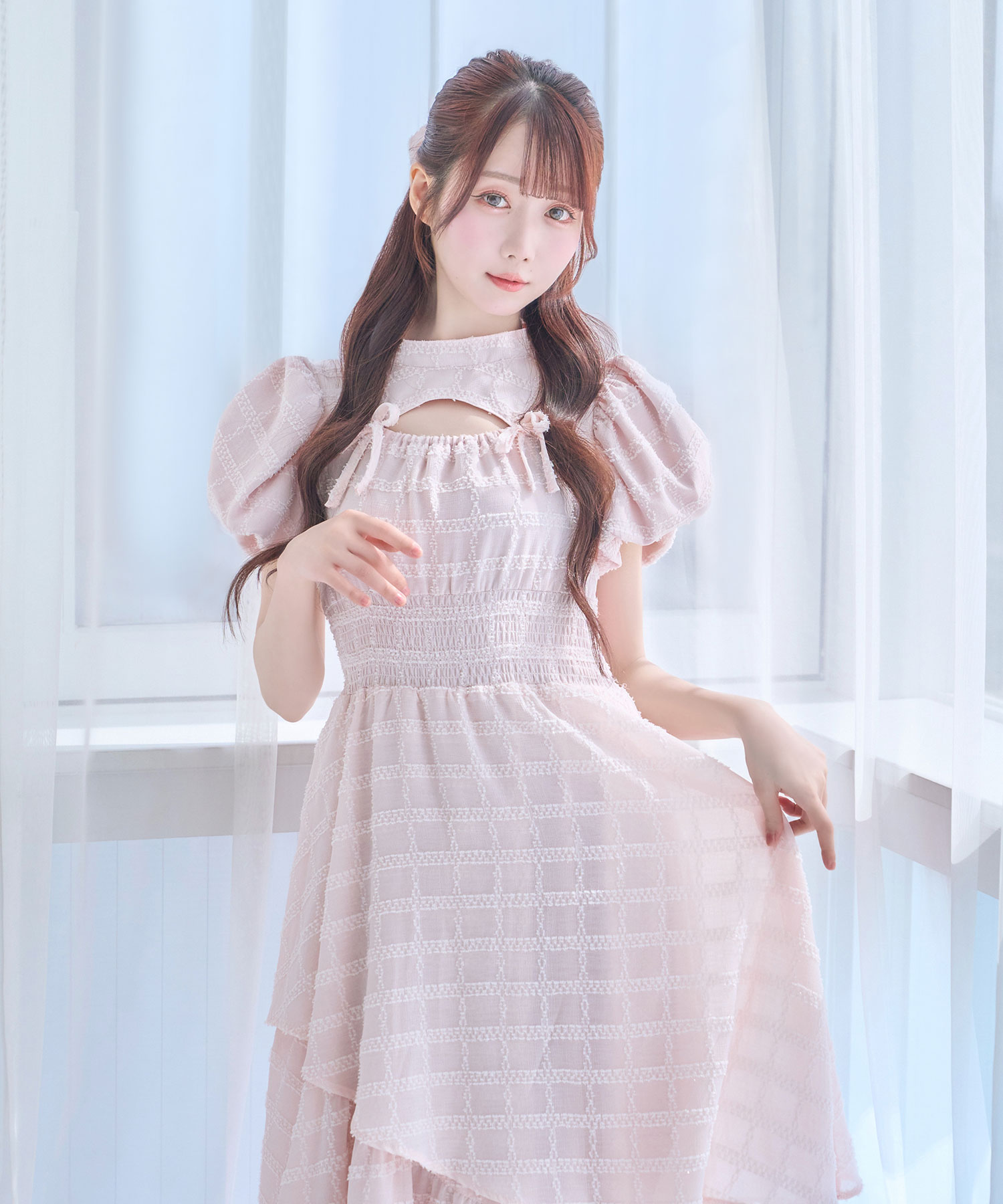 jacquard check dress – BUNNY APARTMENT jacquard check dress – BUNNY APARTMENT