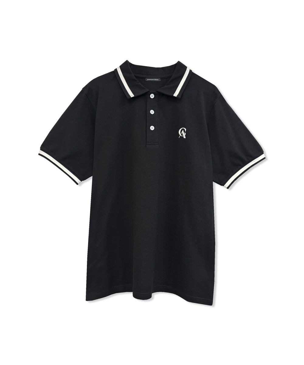 UNISEX ポロラインT