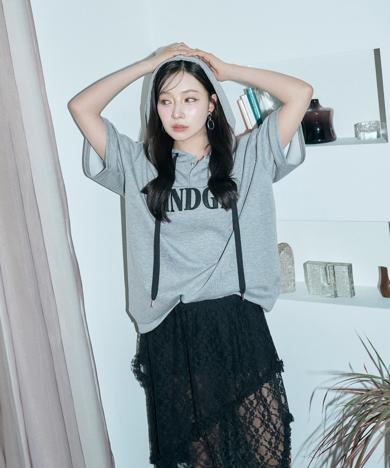 UNISEX ポンチプルパーカー