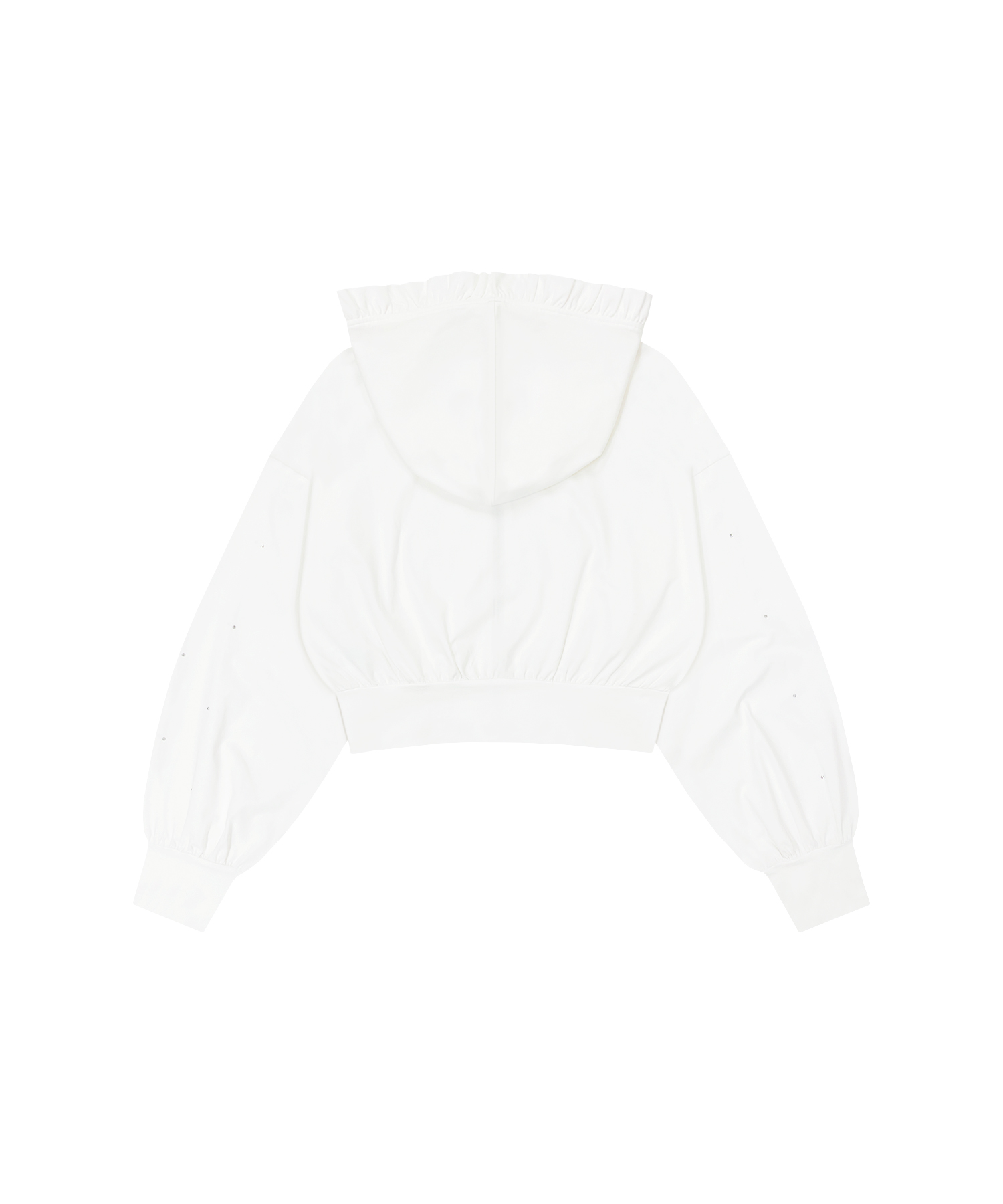 袖ラインストーンUVカットパーカー