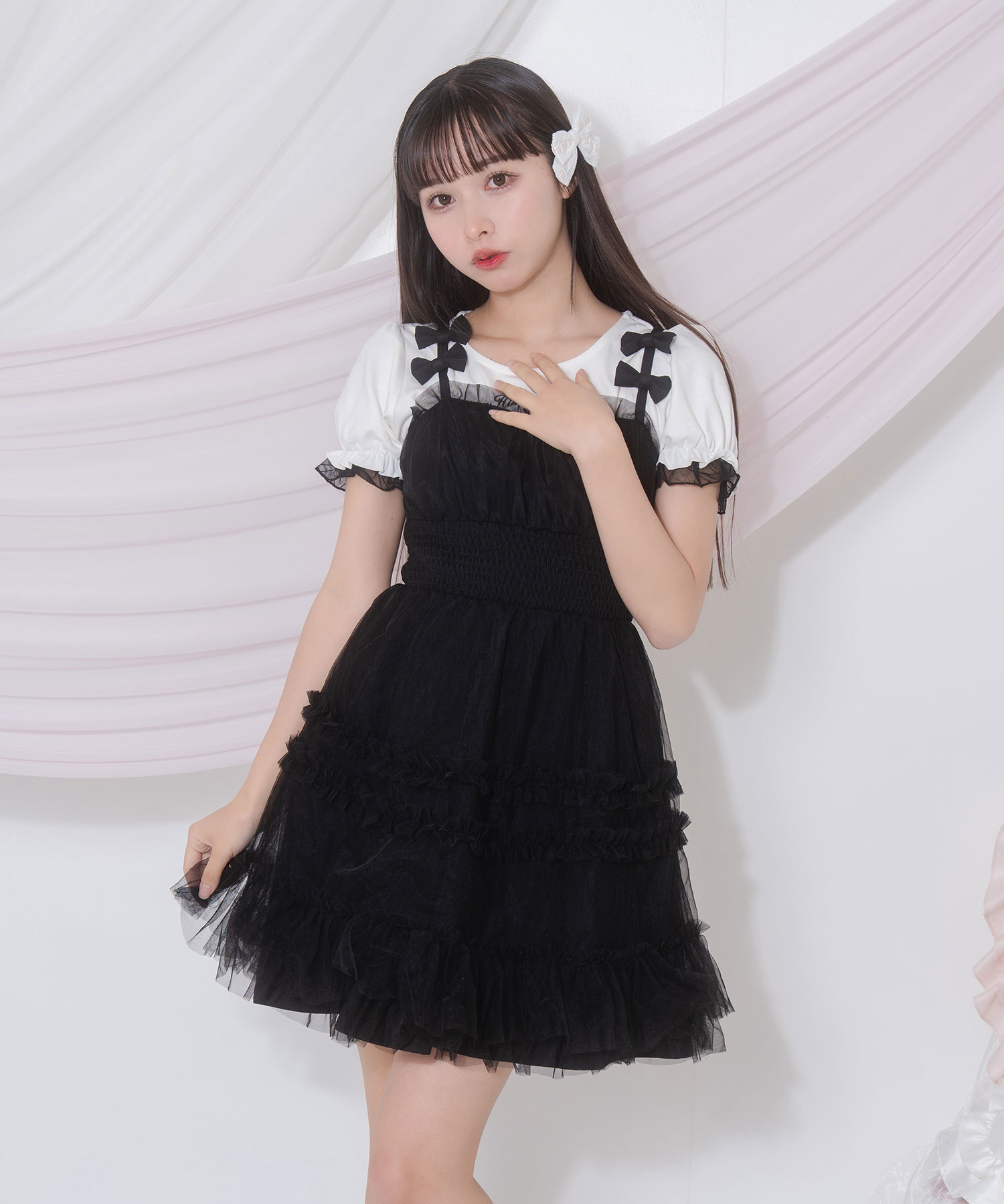 Poppy シルバーリボンスカート LINE_ALBUM_240530_68_cff4e64c-