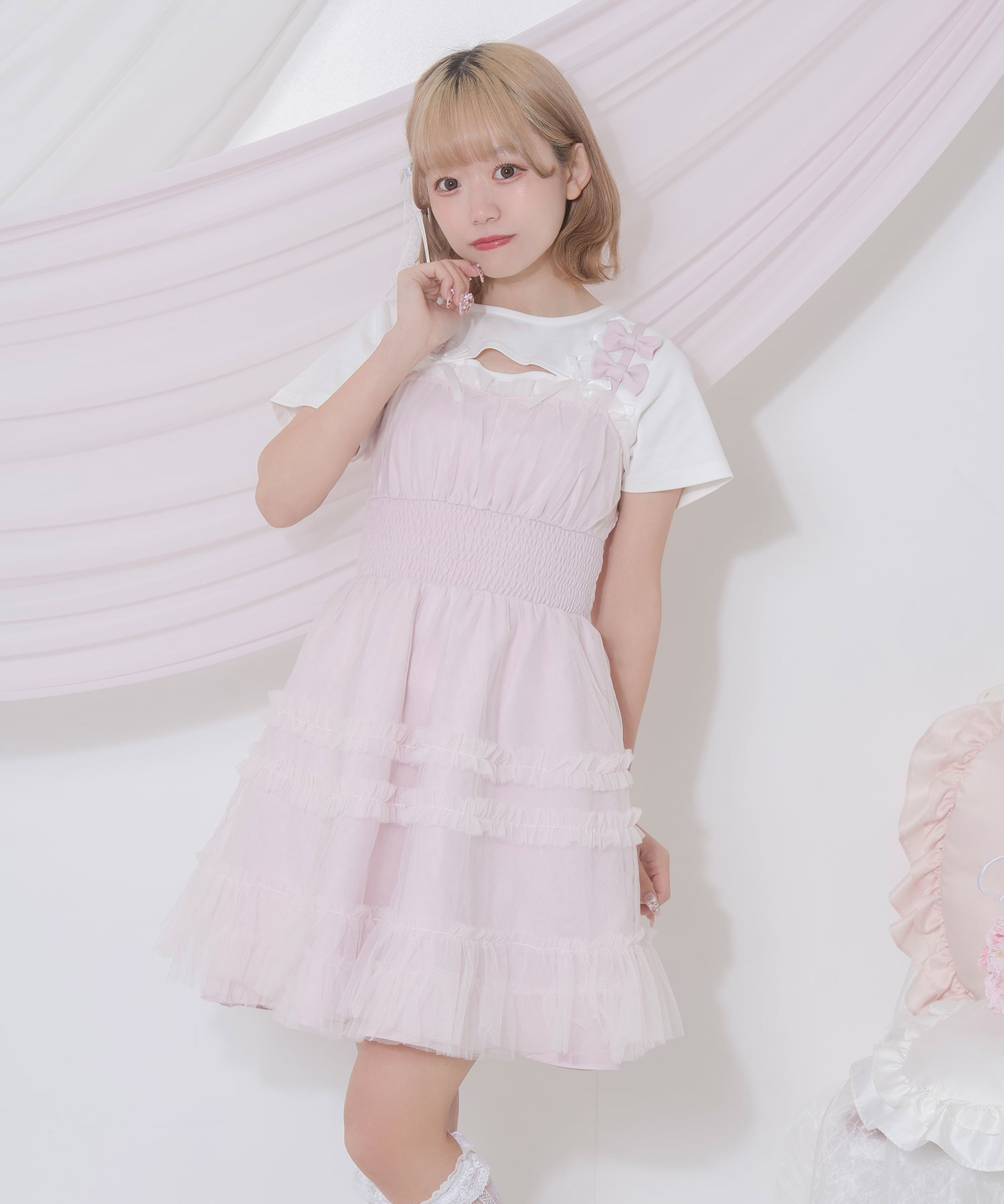 プチリボンチュールミニジャンスカ