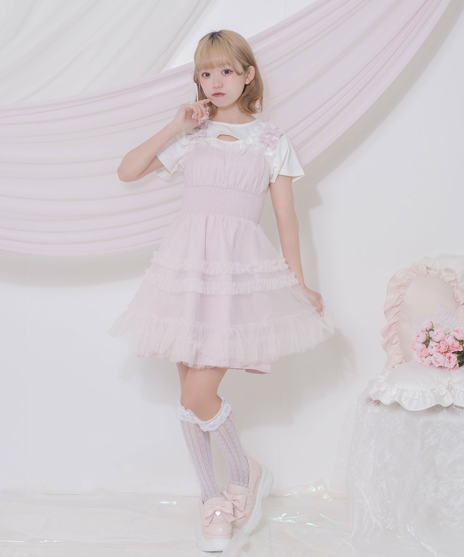 プチリボンチュールミニジャンスカ