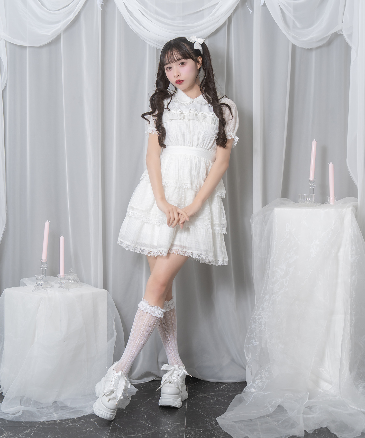 フリルワンピース ラッフルフリルワンピース | NATURAL BEAUTY BASIC