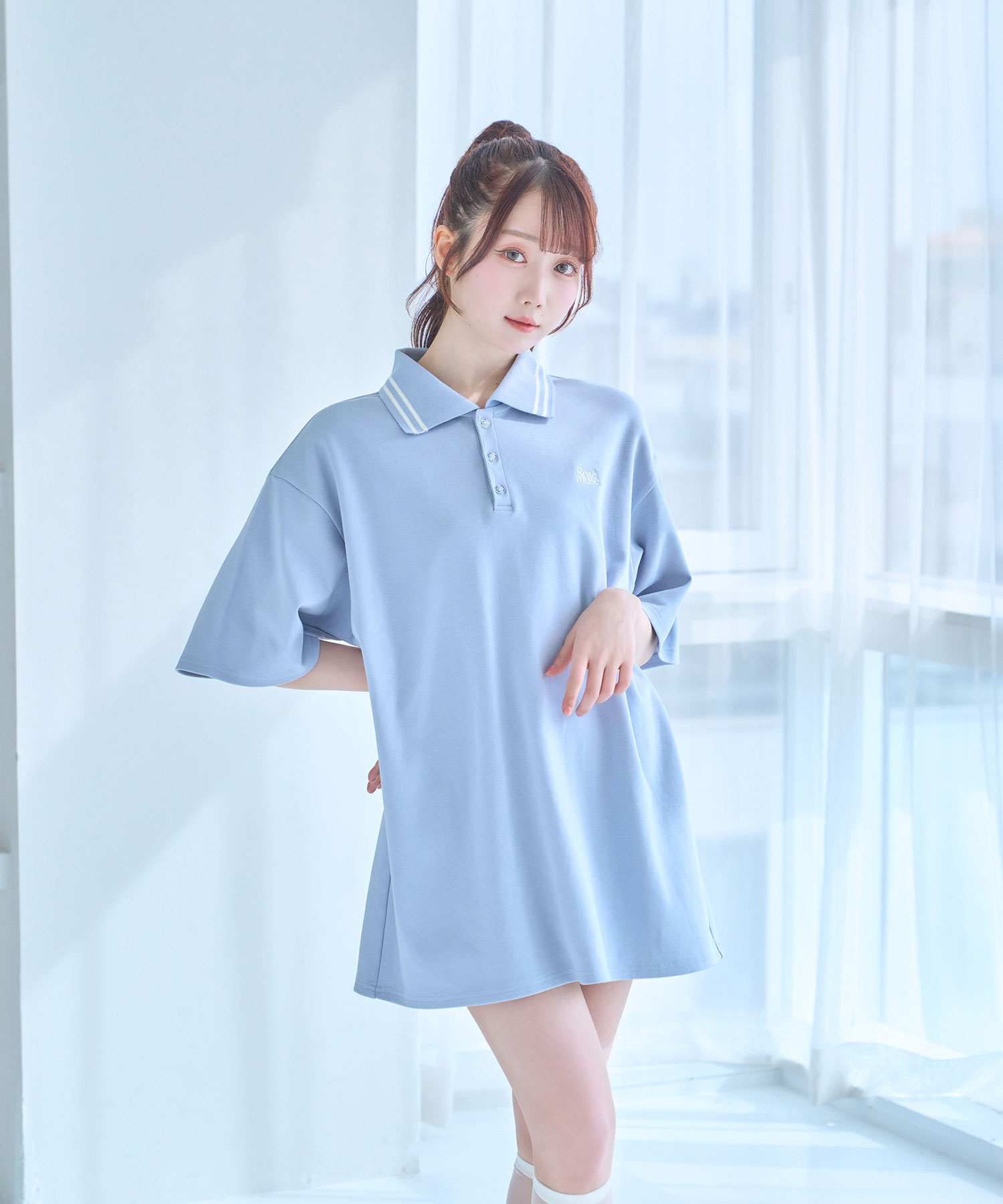 LEINWANDE ポロ Classic Fit P-Wing Mesh Polo