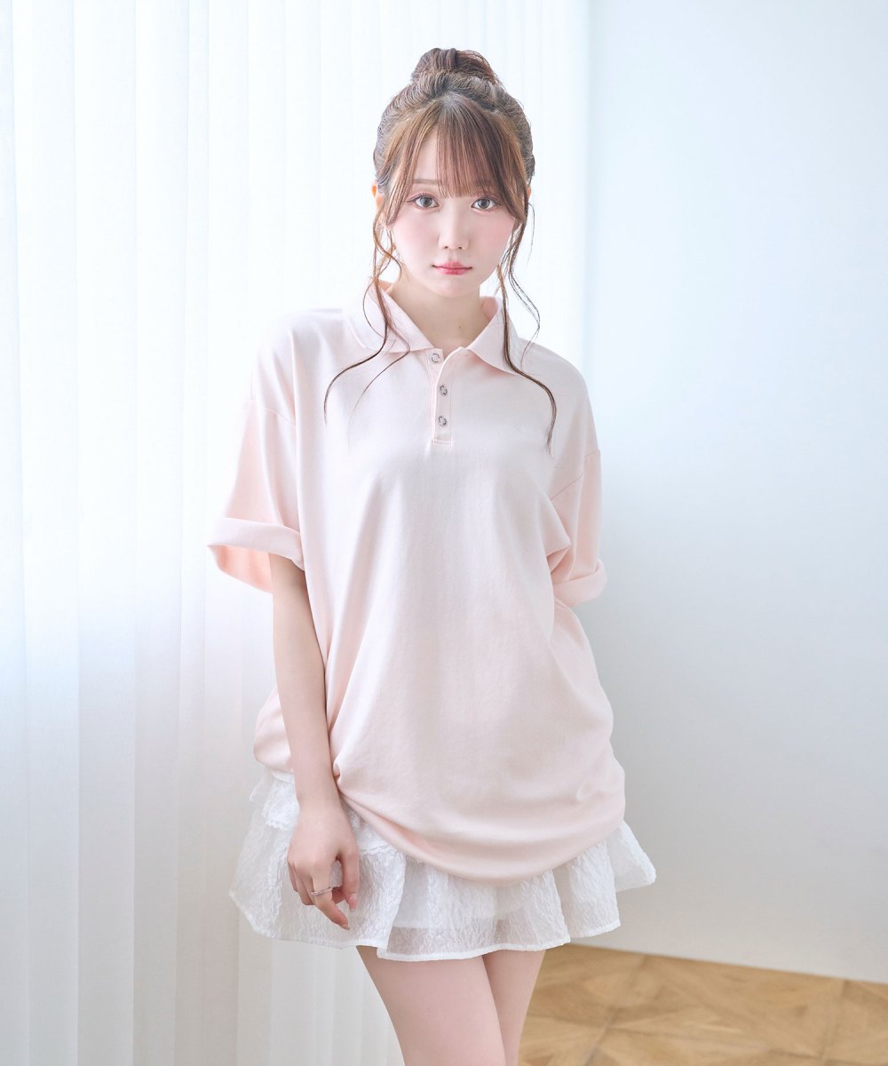 logo embroidery polo shirt