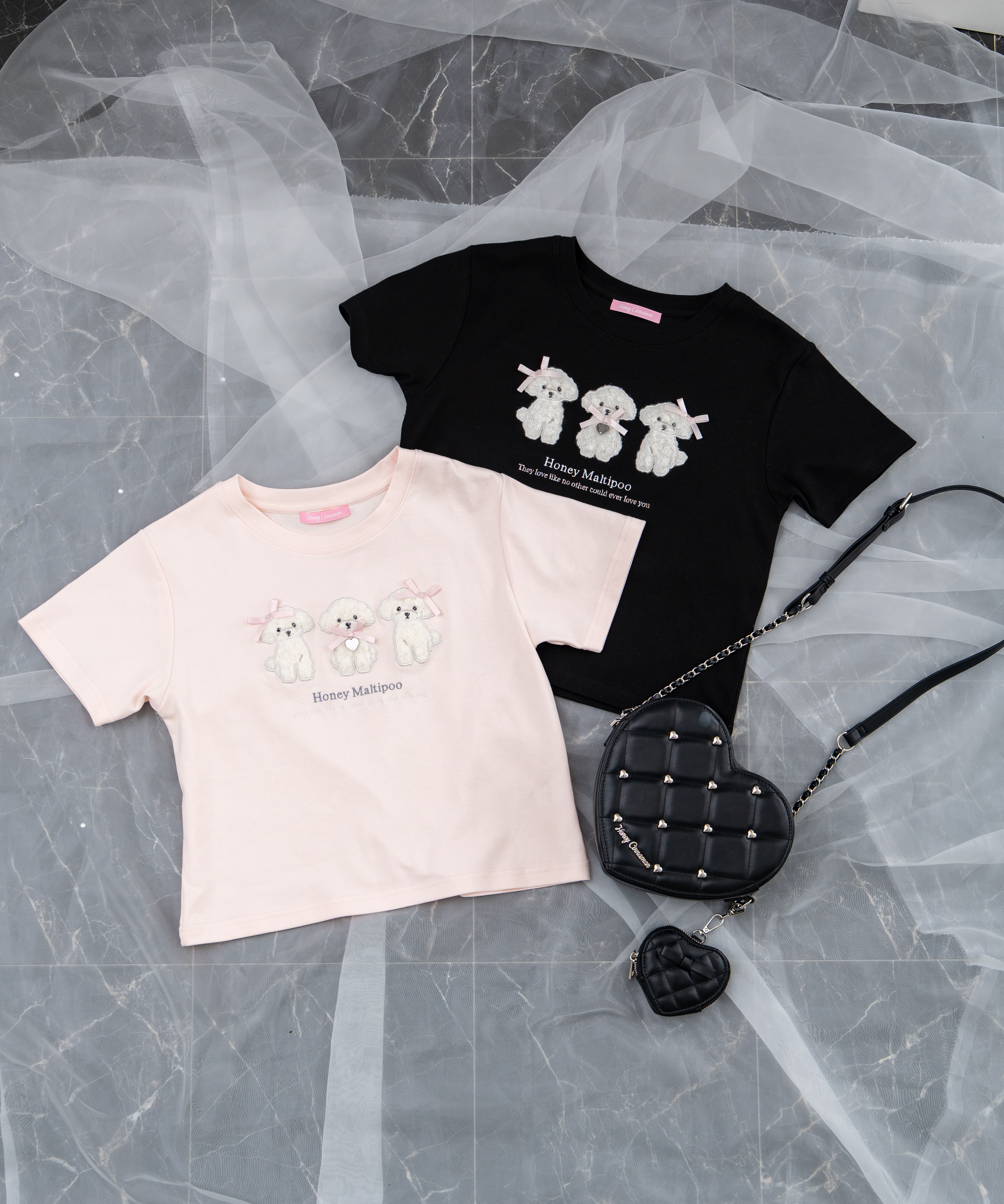 プードルアップリケTシャツ – BUNNY APARTMENT