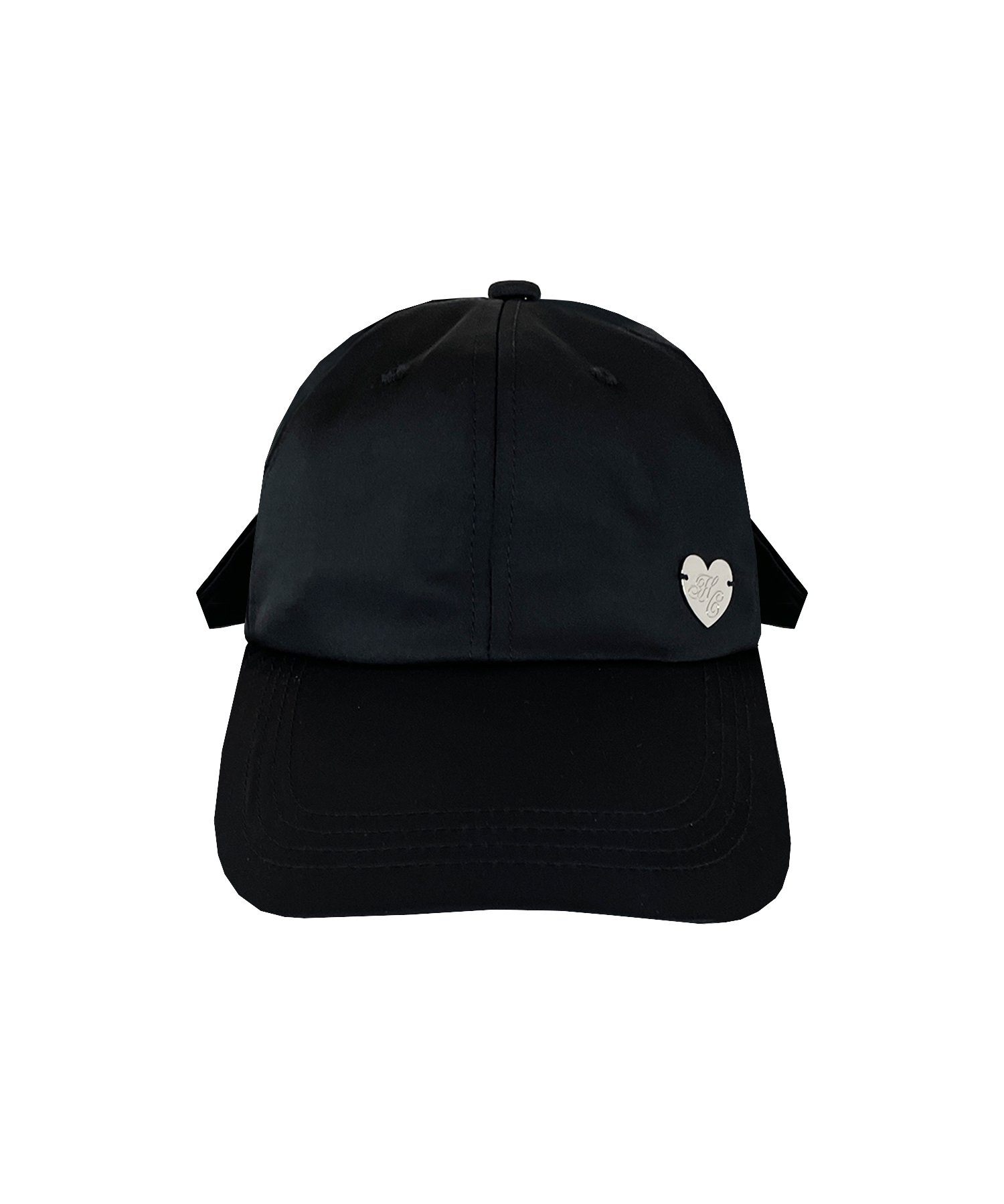 ロゴプレートリボンブローチキャップ