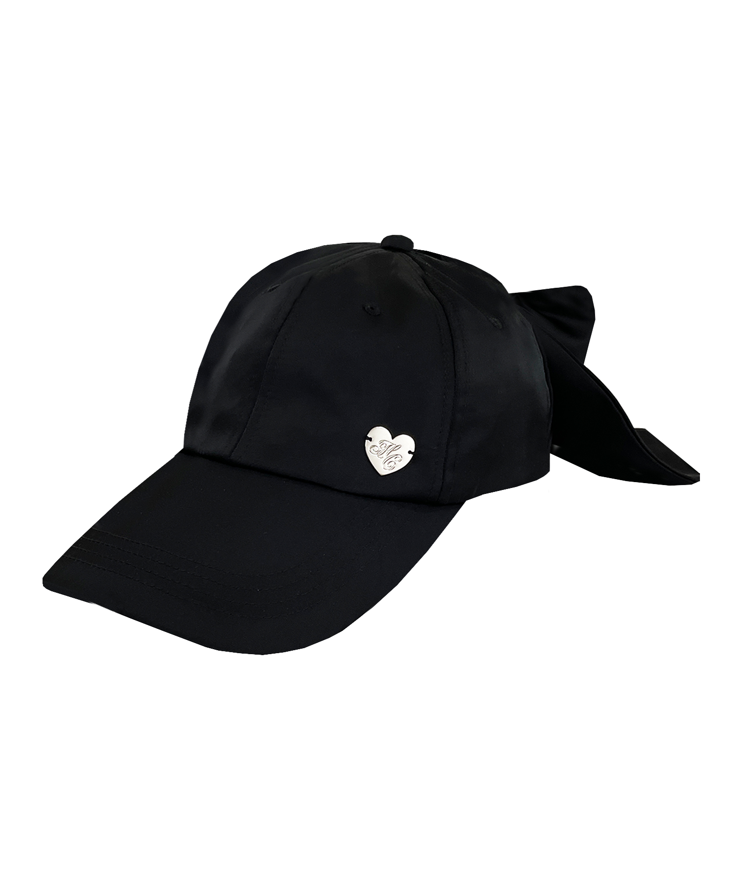 ロゴプレートリボンブローチキャップ