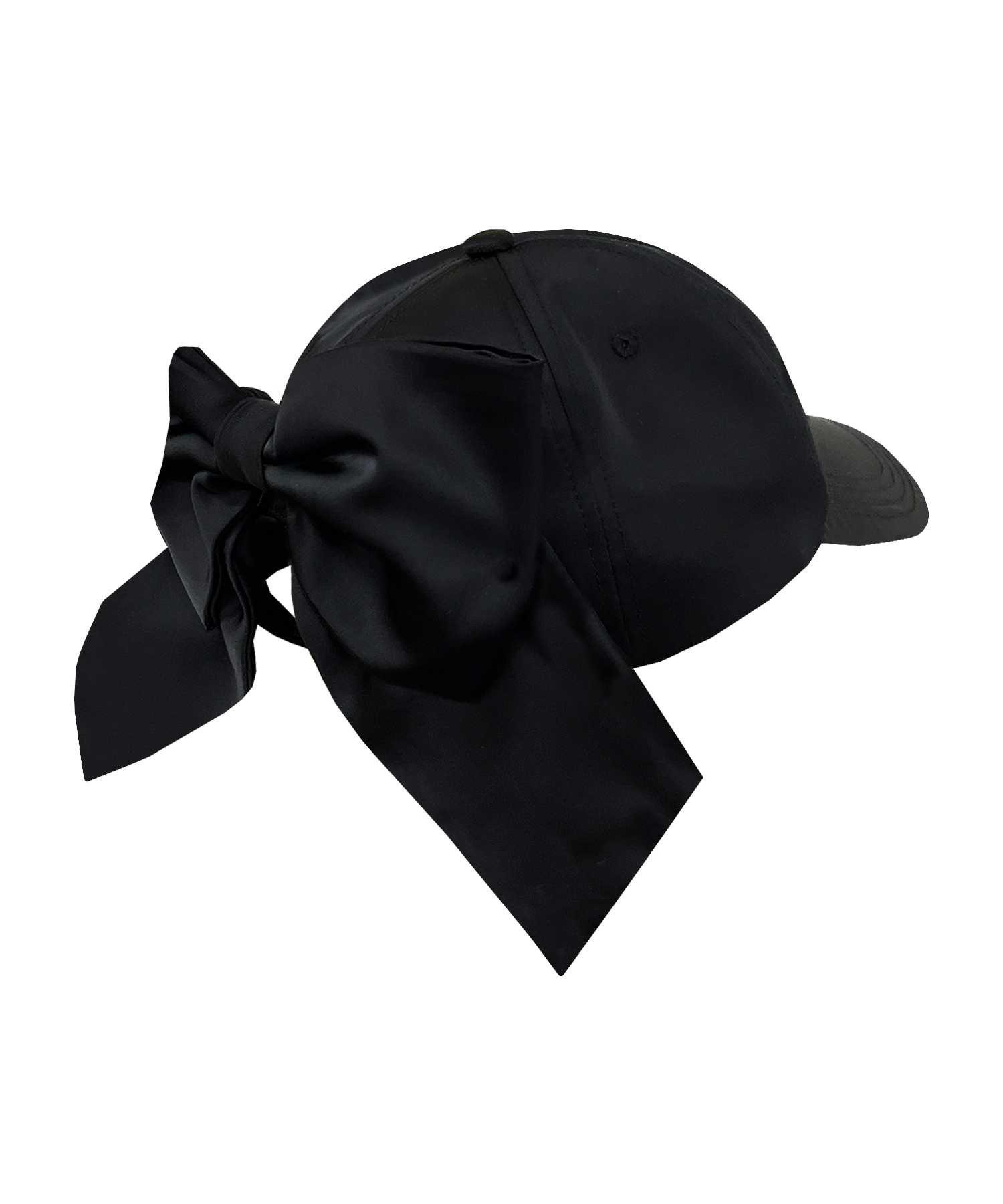 ロゴプレートリボンブローチキャップ