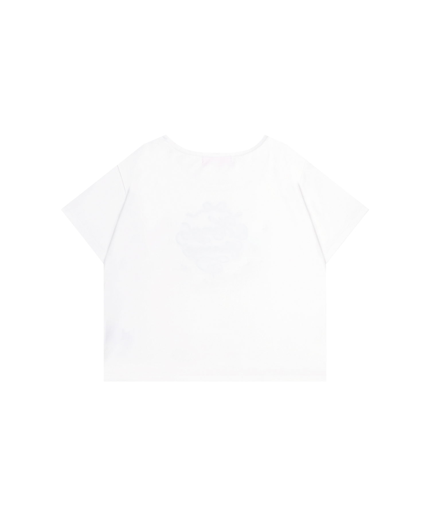 ロゴ刺繍リボンパールTシャツ