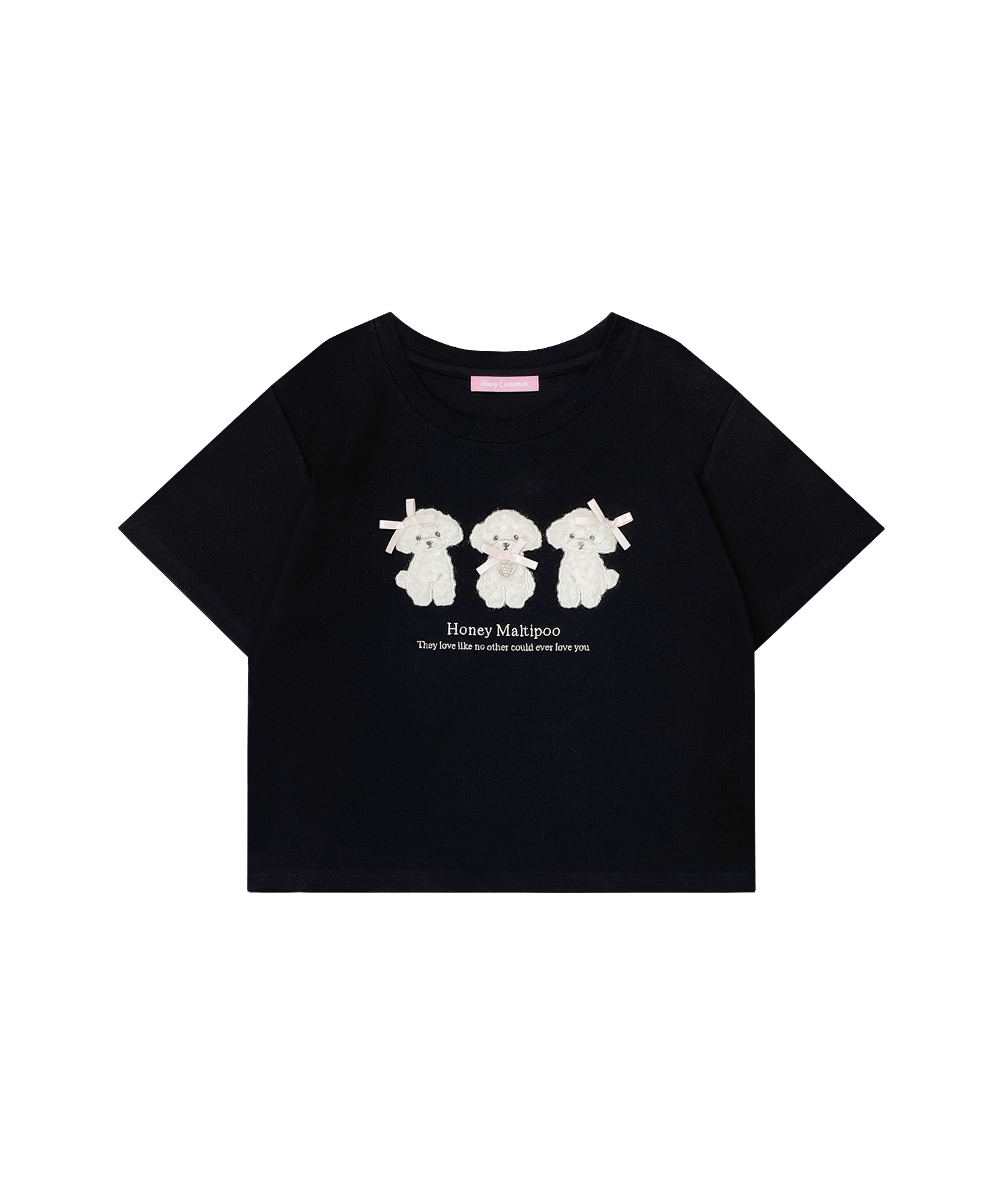 プードルアップリケTシャツ – BUNNY APARTMENT