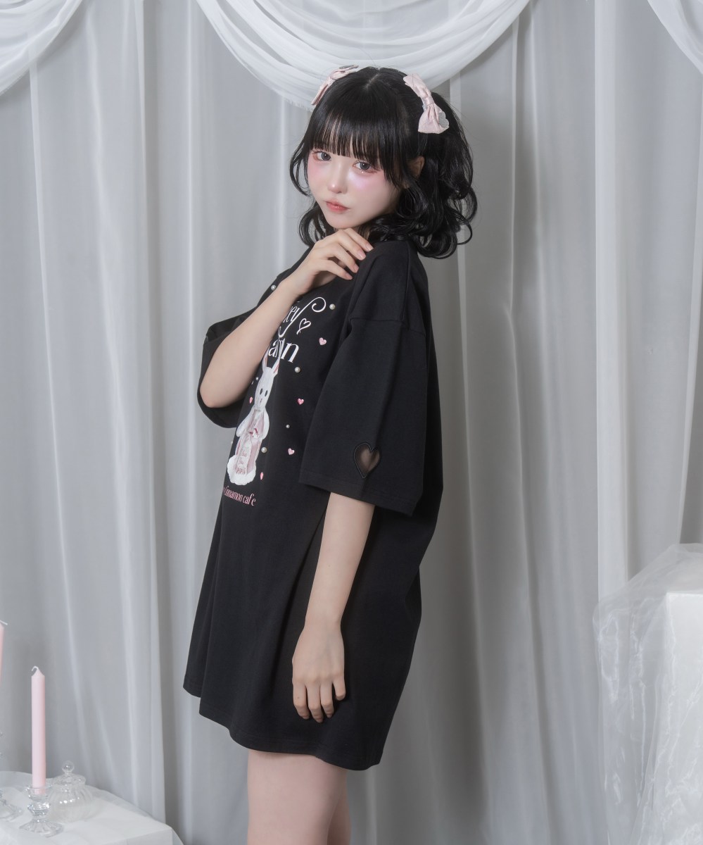 リボンケーキハニーちゃんTシャツ