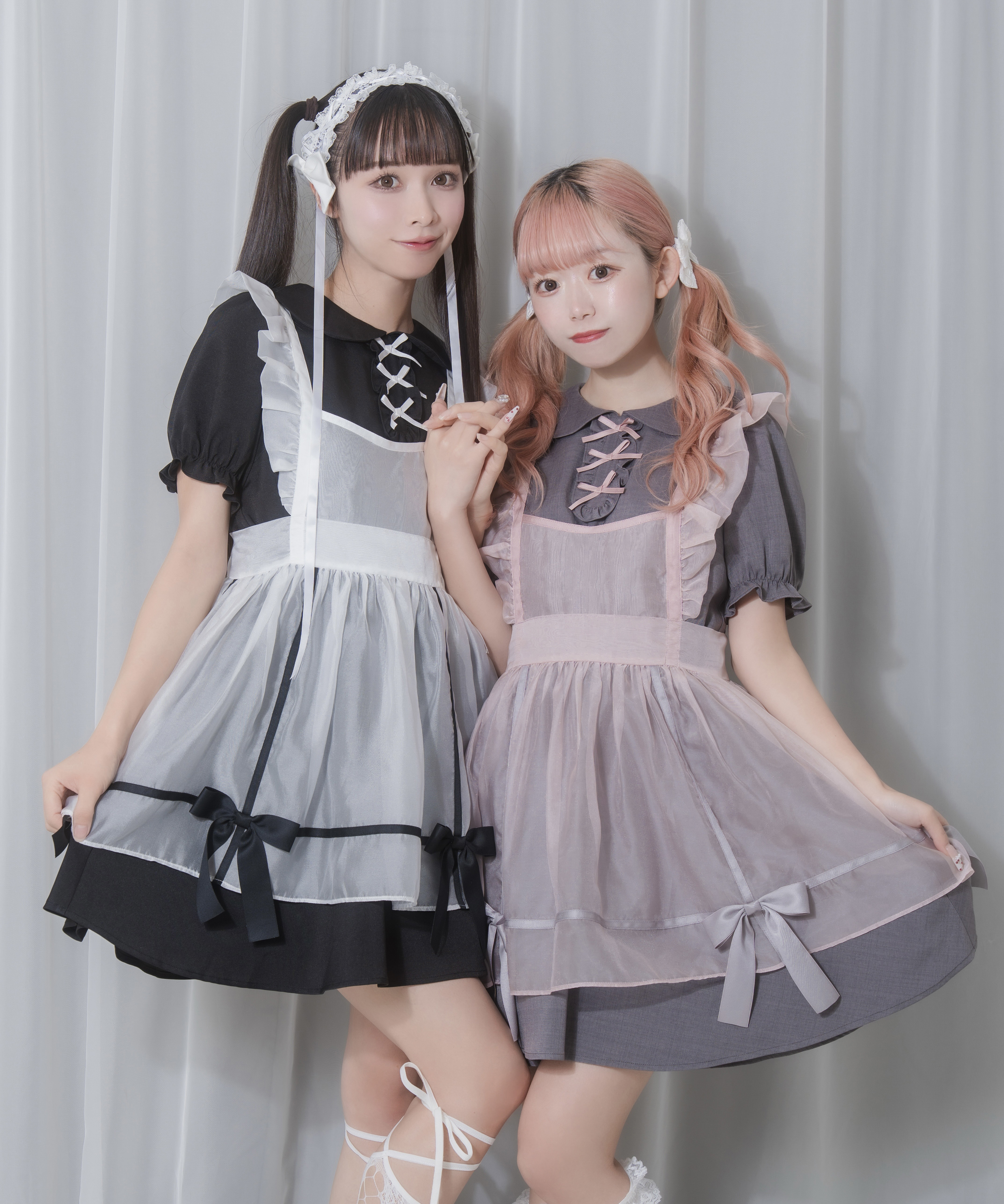 シアーエプロンセットワンピース