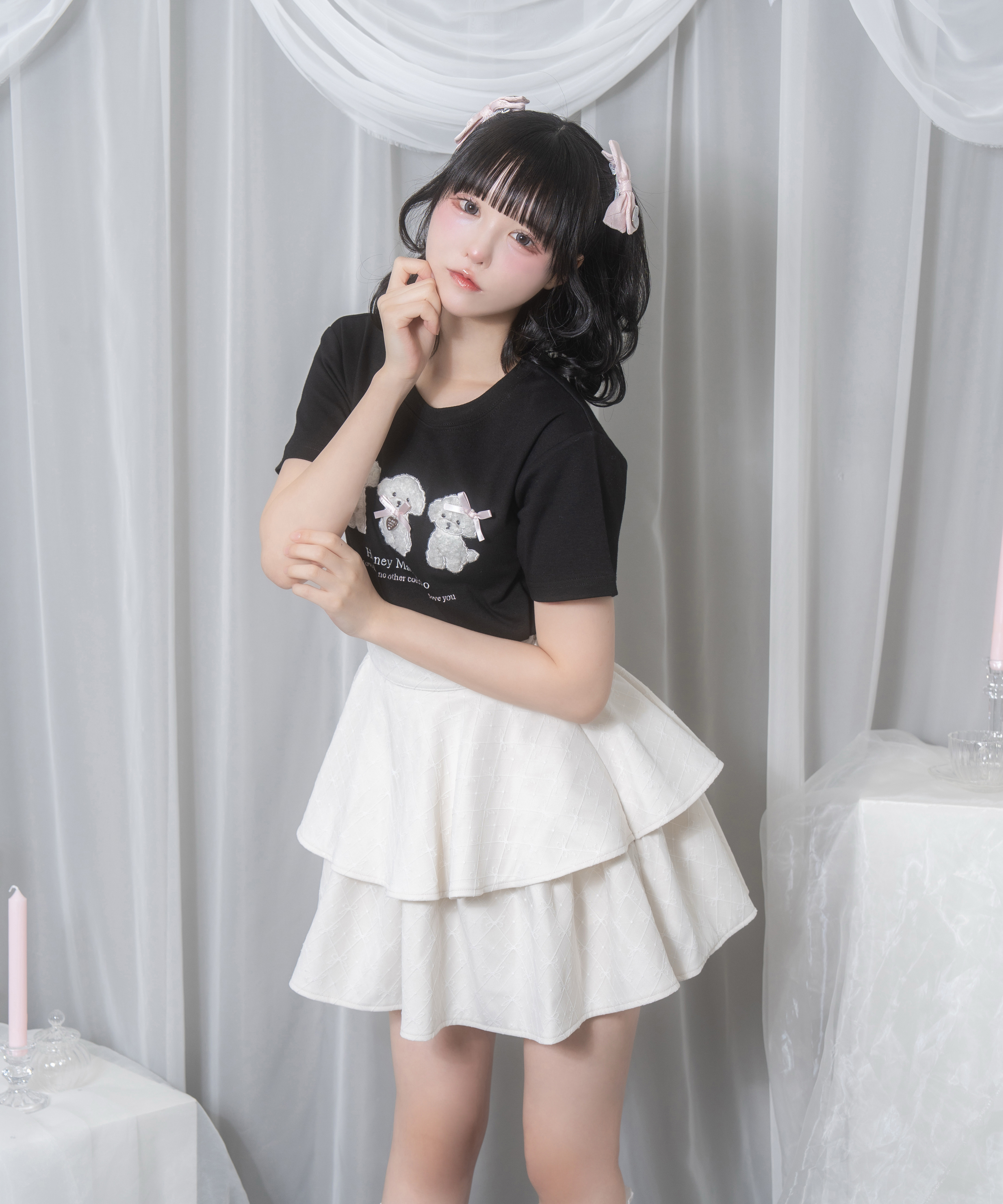 プードルアップリケTシャツ – BUNNY APARTMENT