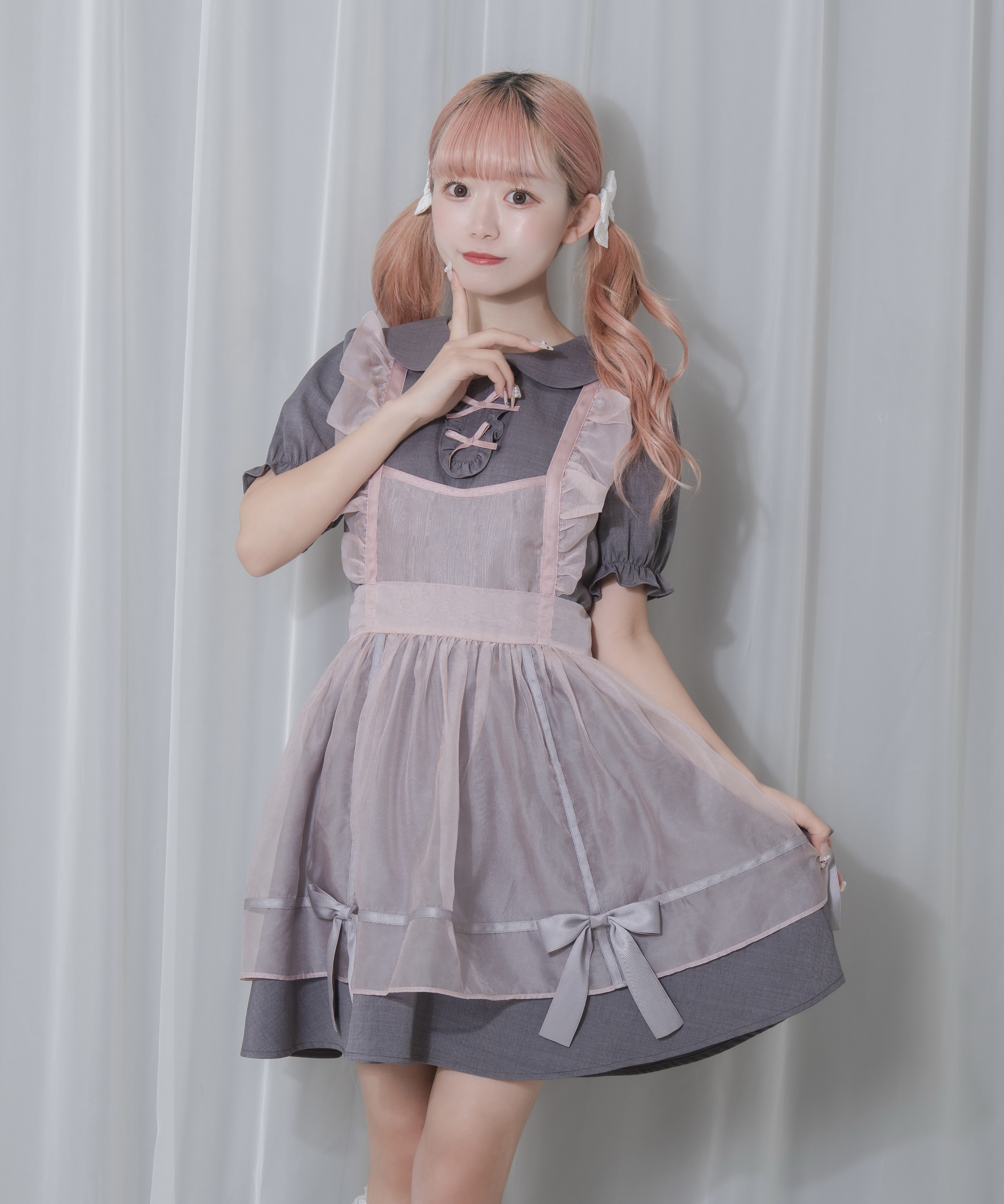 シアーエプロンセットワンピース – BUNNY APARTMENT