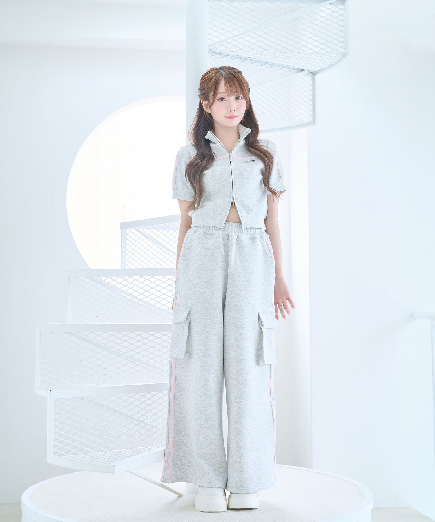 marshmallow cargo pants