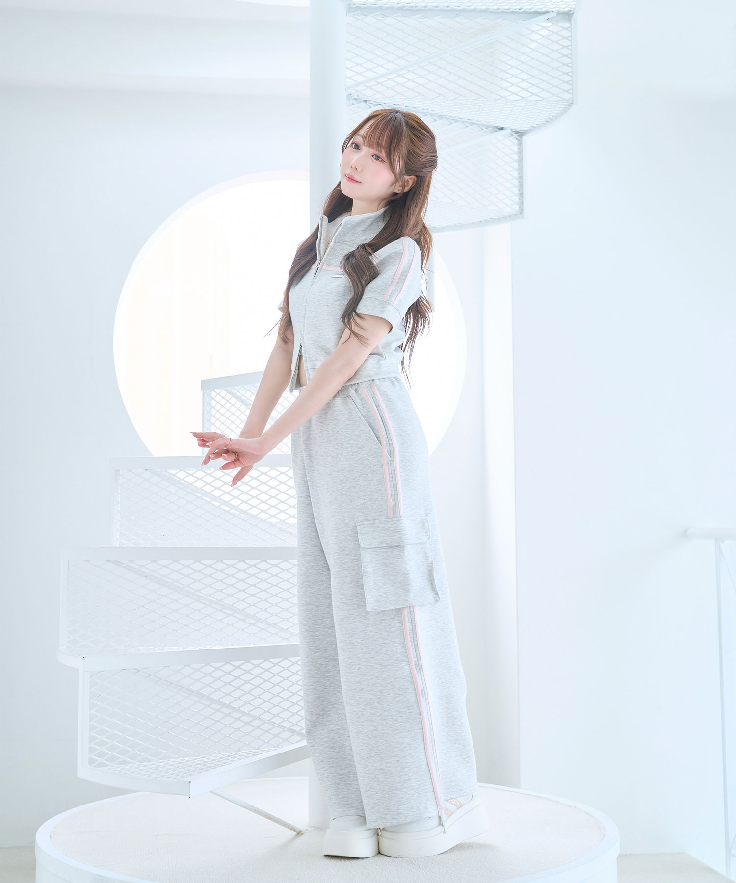 marshmallow cargo pants