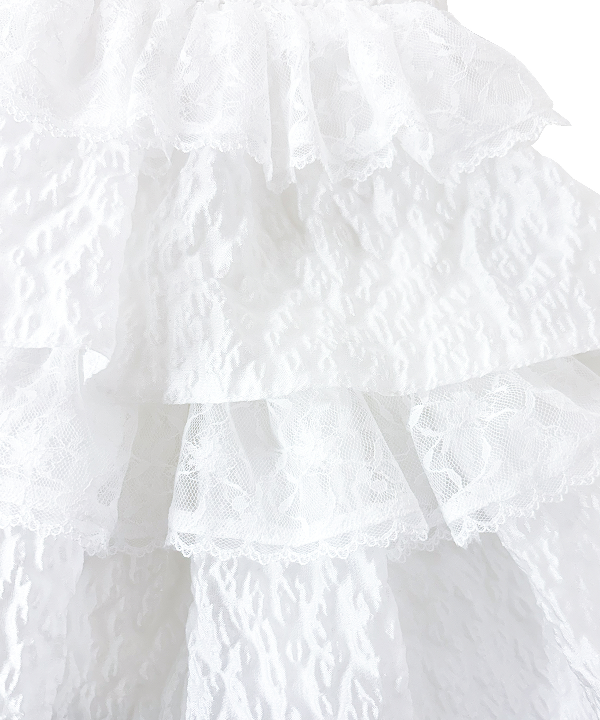 jacquard tiered mini skirt pants