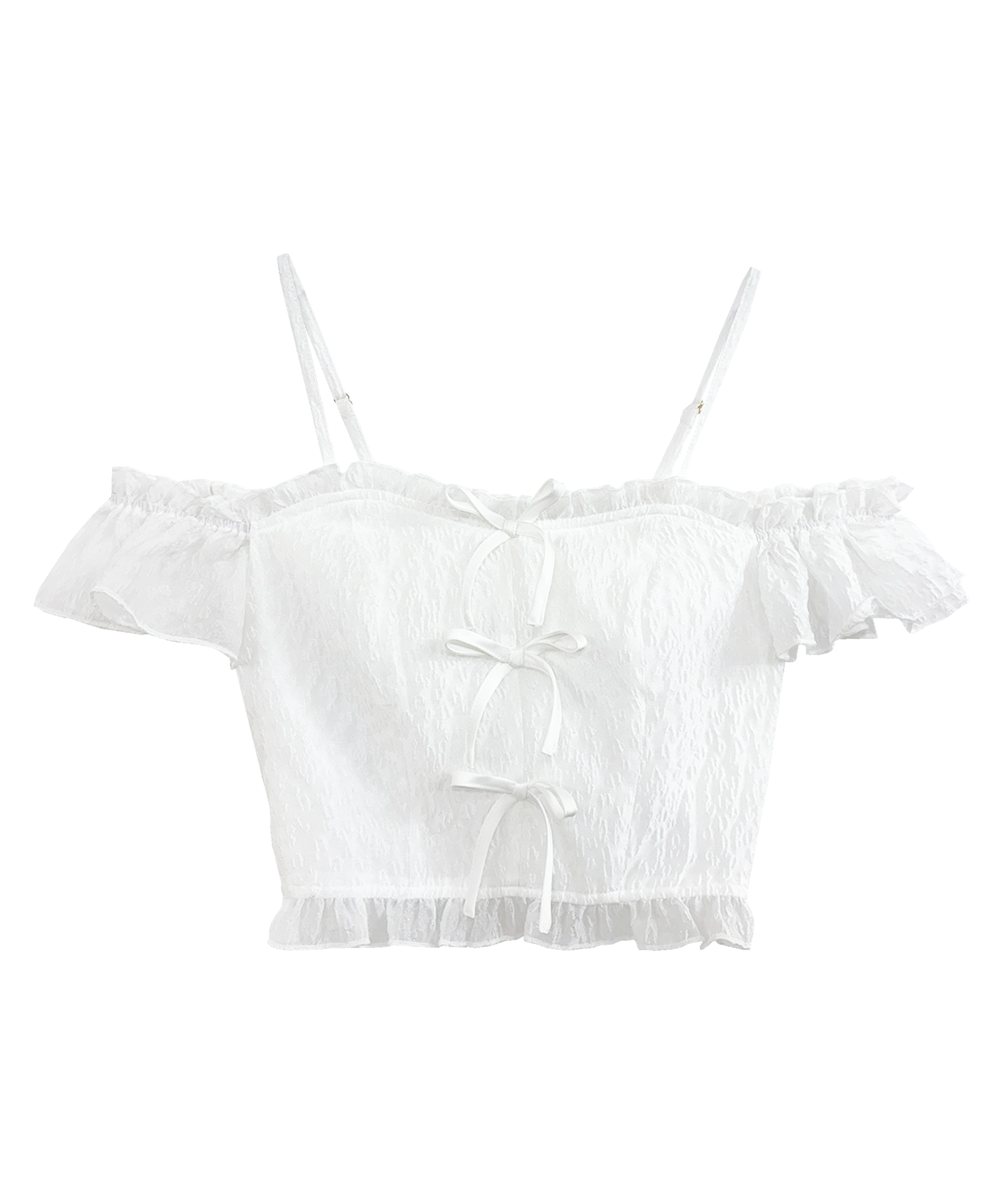 front ribbon cami tops – BUNNY APARTMENT