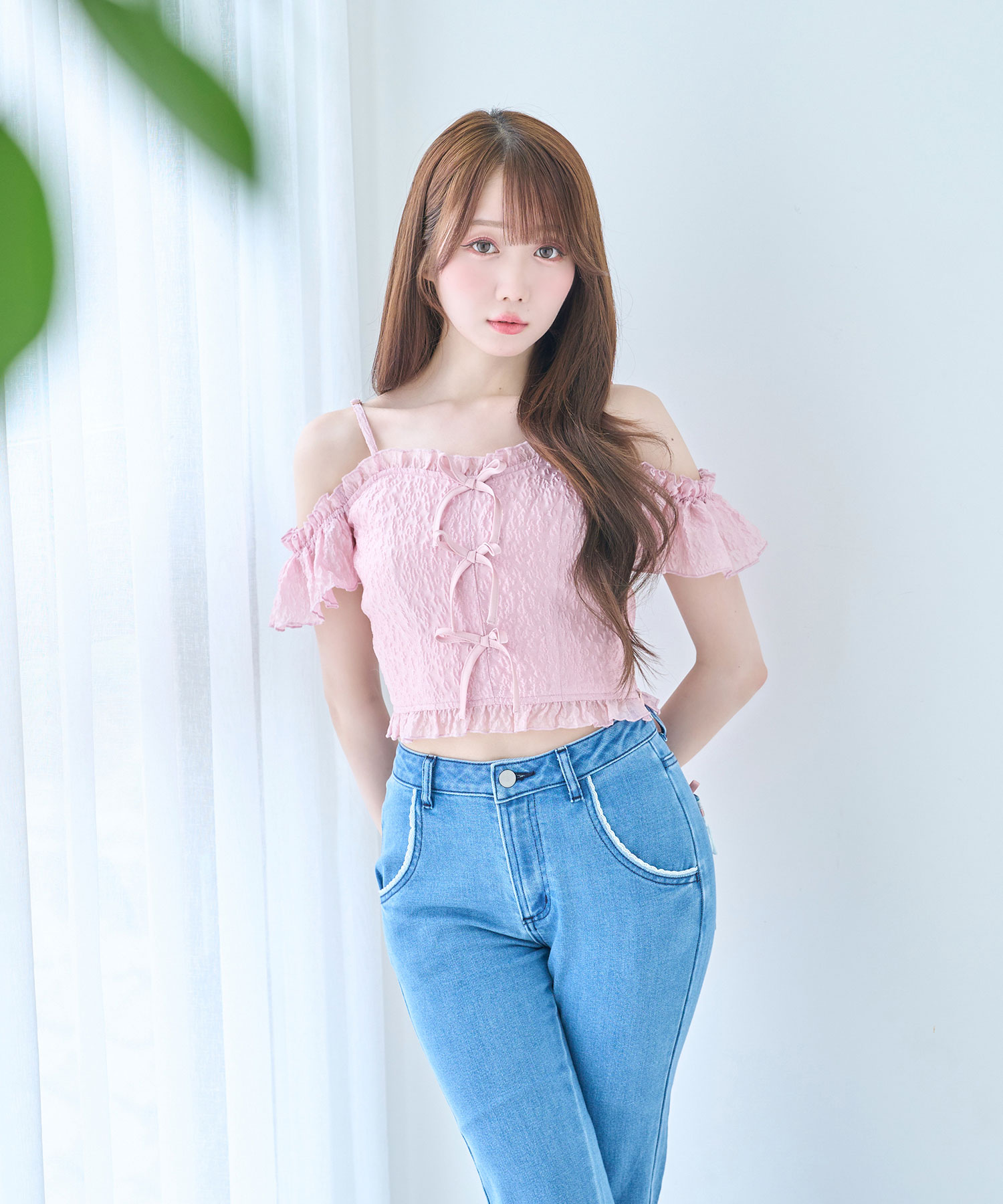 トップス ROSYLUCE BALLERINA CAMI TOPS ☑ 𝐁𝐚𝐥𝐥𝐞𝐫𝐢𝐧𝐚 𝐂𝐚𝐦𝐢 𝐓𝐨𝐩𝐬 pink / black #rosyluce