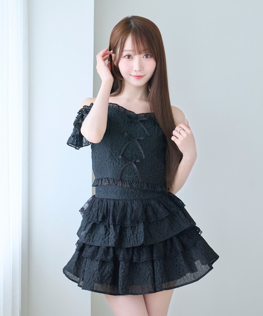 front ribbon cami tops
