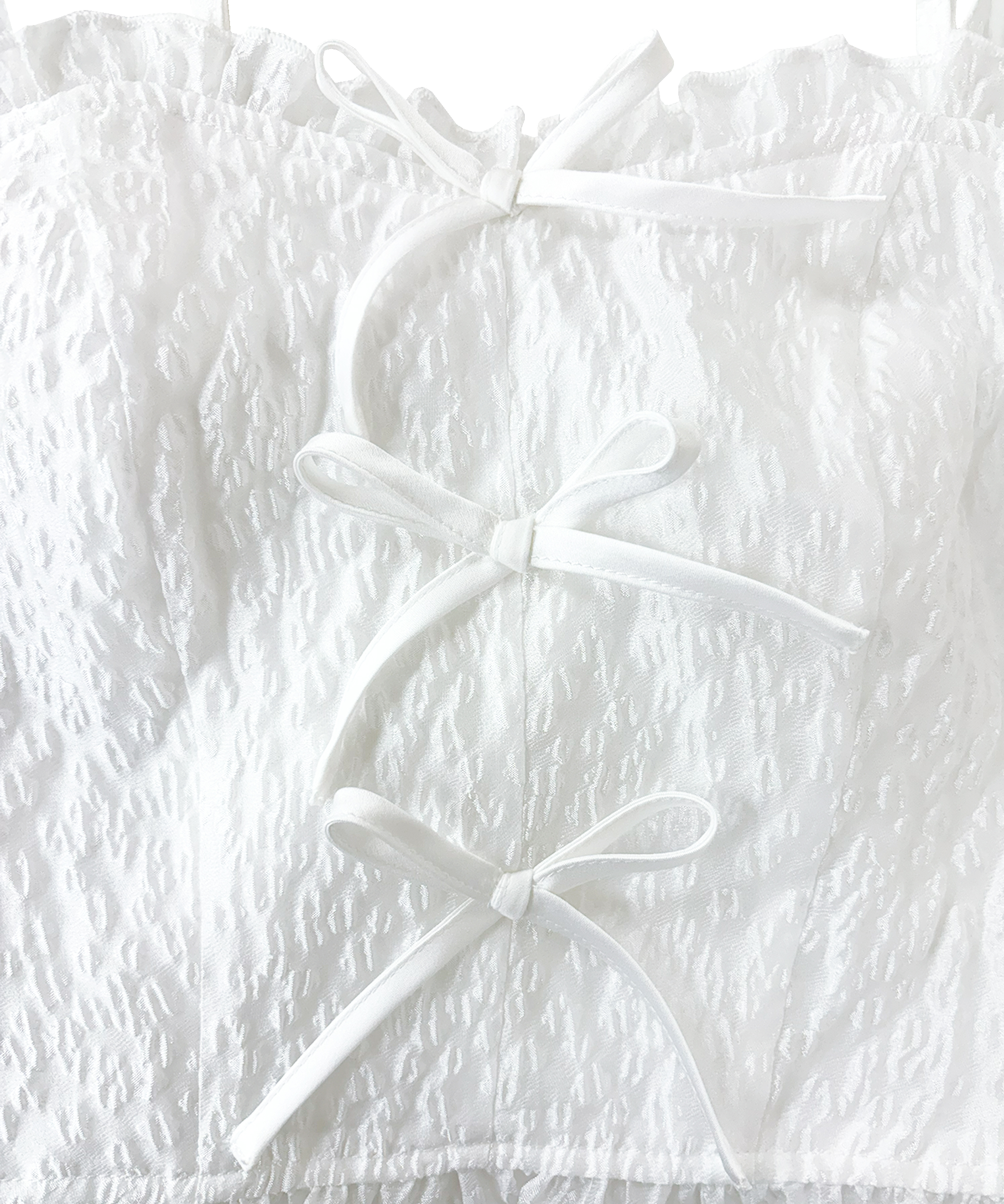 トップス moose's petit ribbon cami front ribbon cami tops – BUNNY APARTMENT