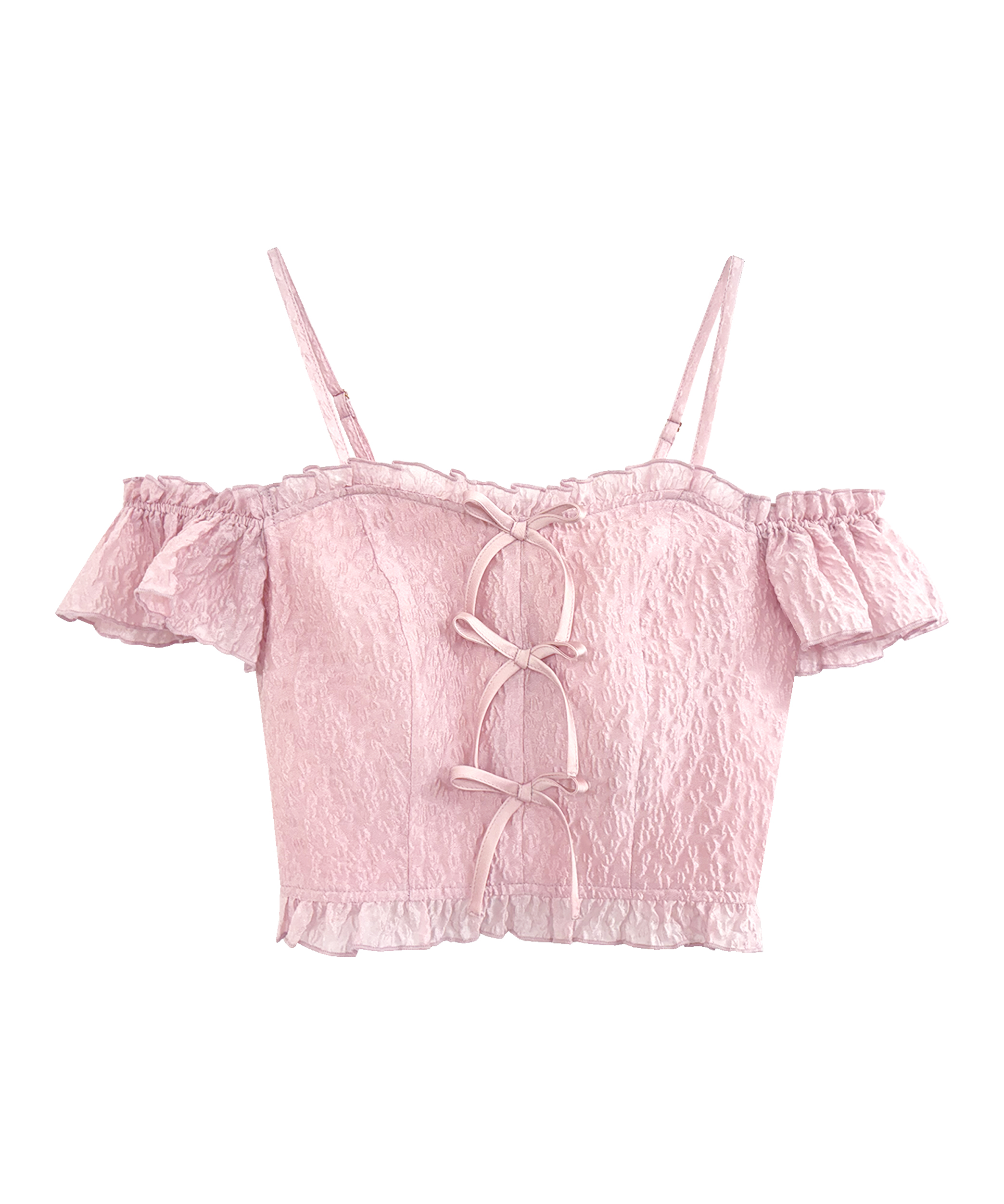 front ribbon cami tops – BUNNY APARTMENT