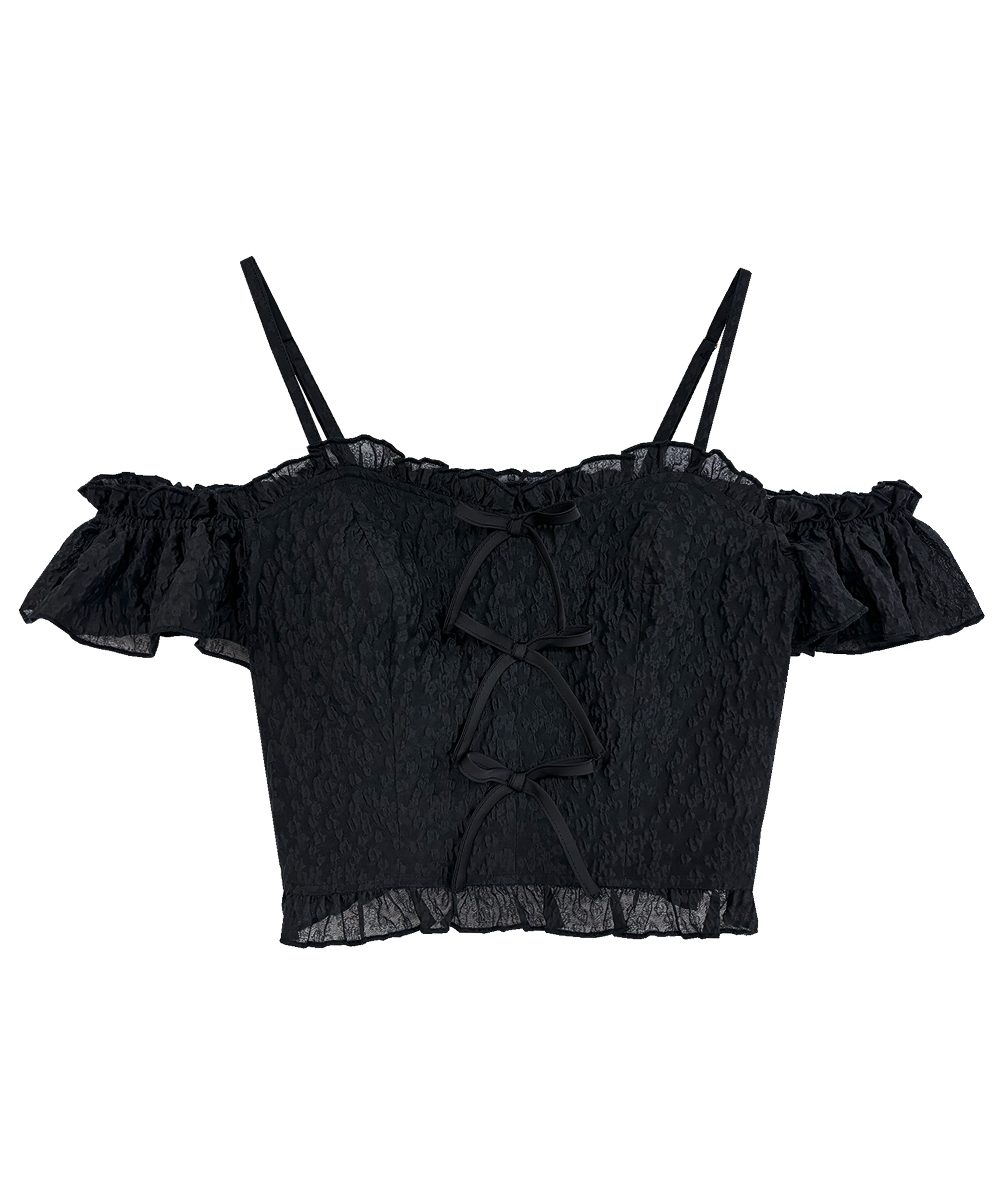 front ribbon cami tops – BUNNY APARTMENT