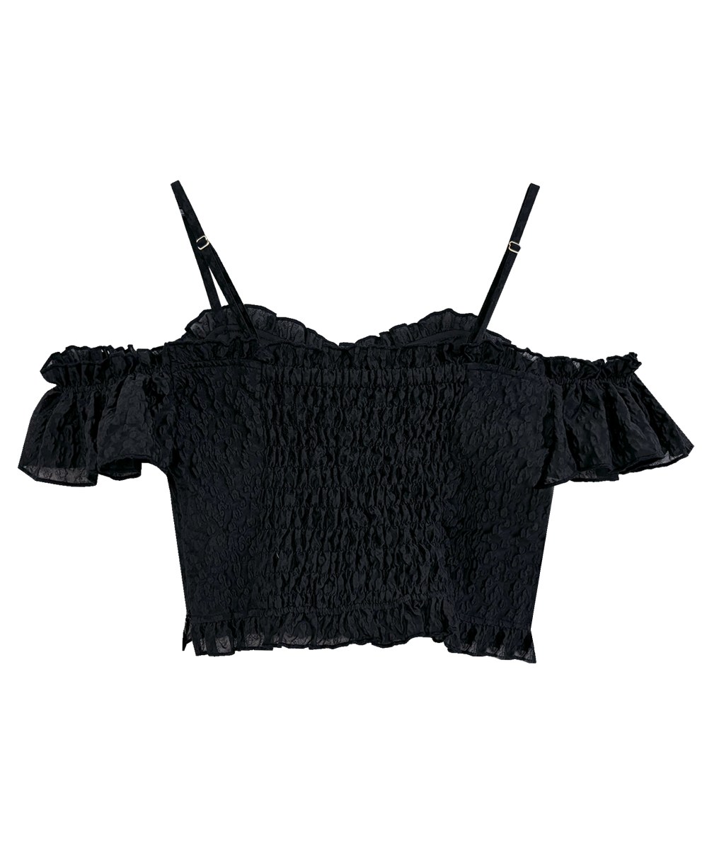front ribbon cami tops
